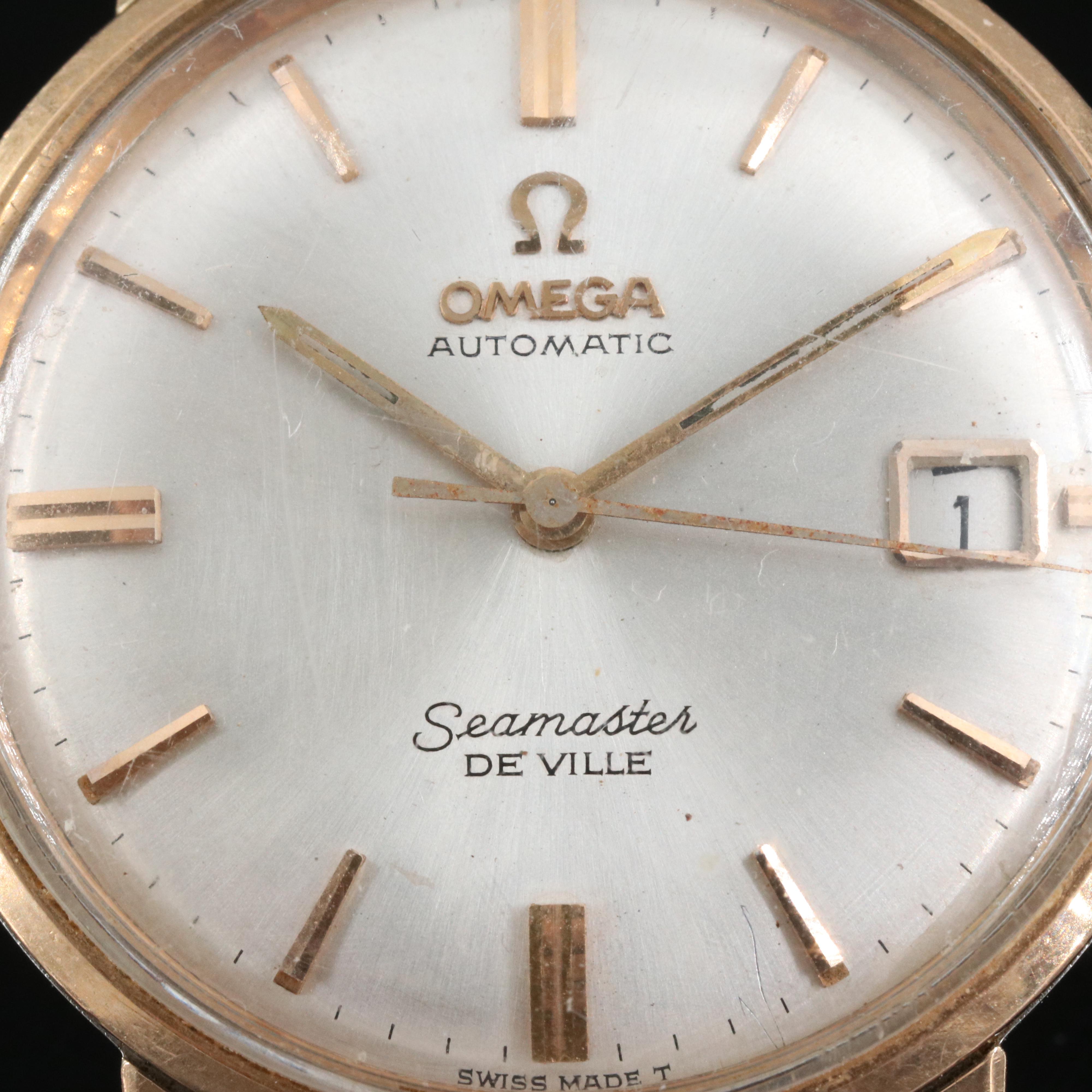 1965 18K and Stainless Steel Omega Seamaster Deville