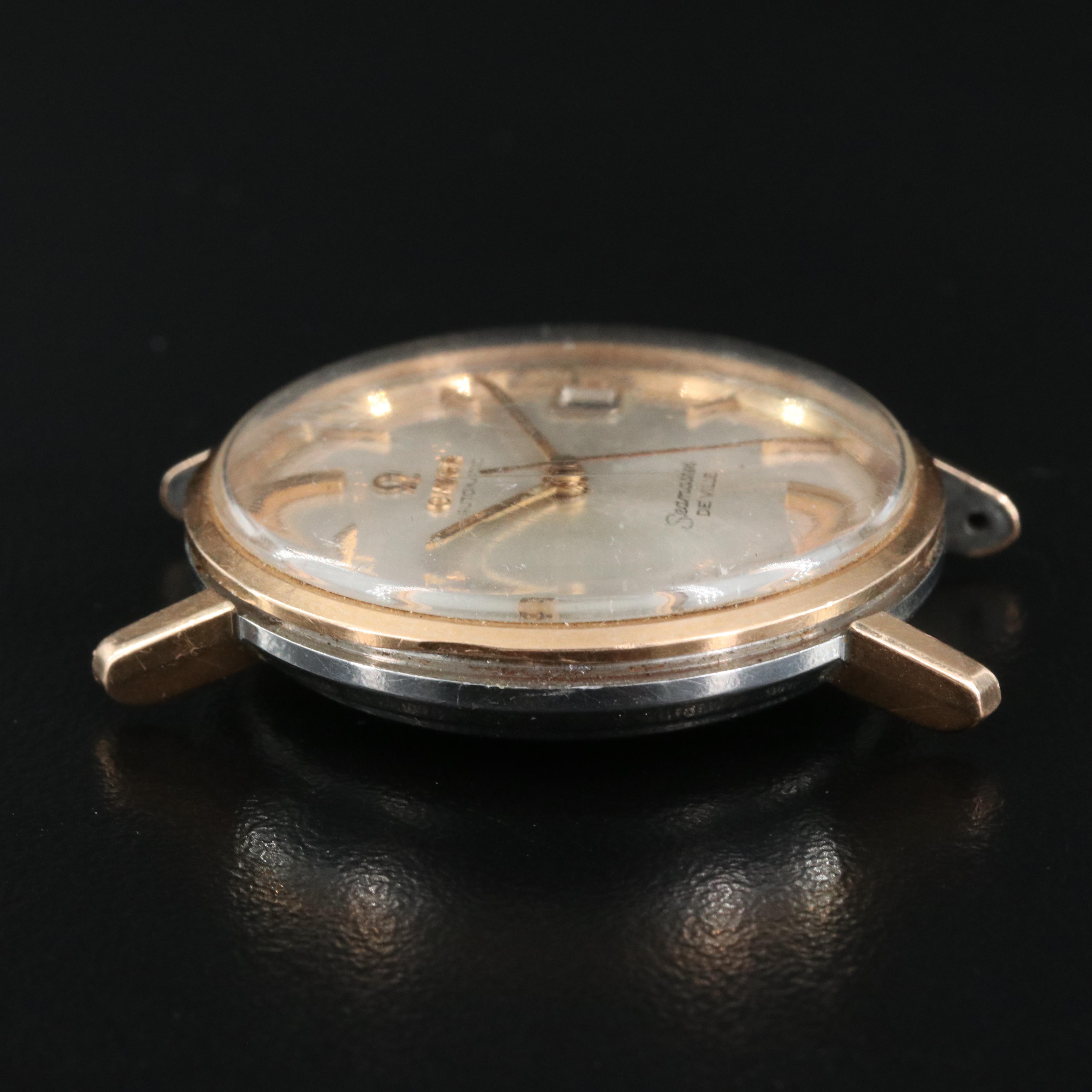 1965 18K and Stainless Steel Omega Seamaster Deville