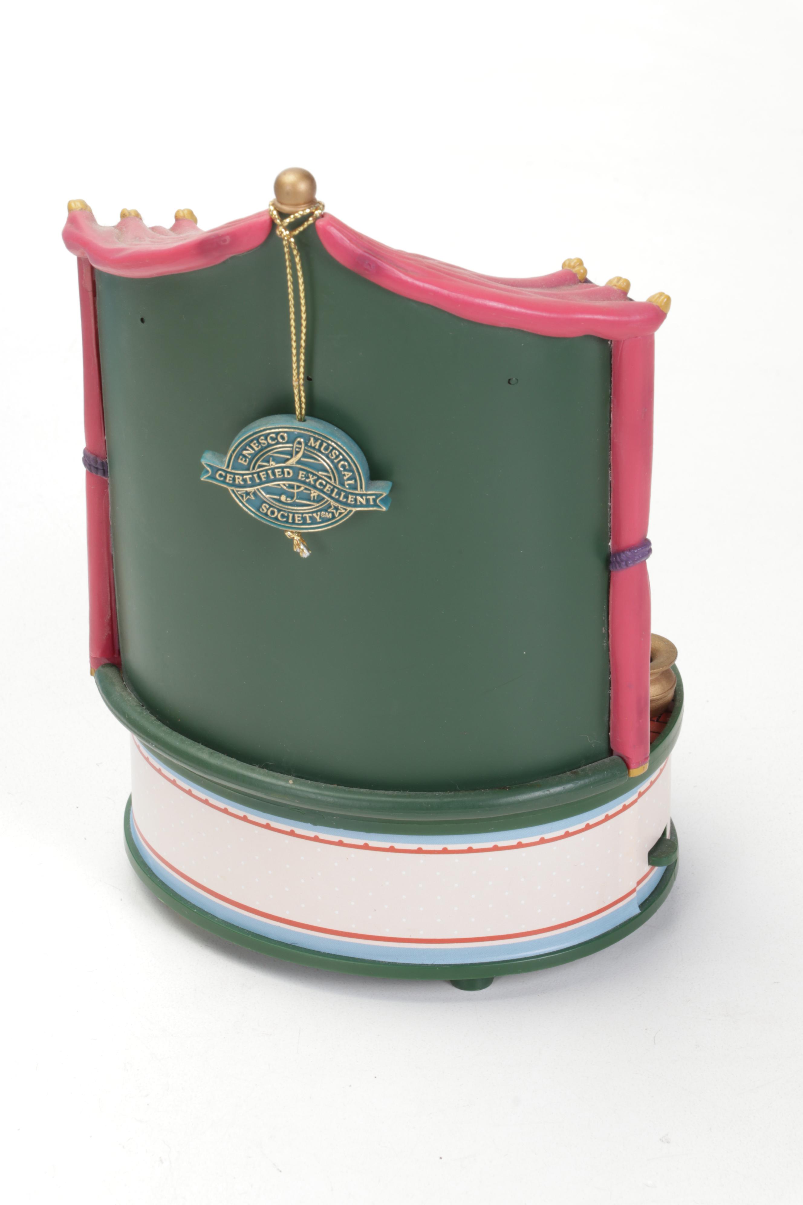 Schmid, Reuge and Enesco Cat Themed Music Boxes and Figurines