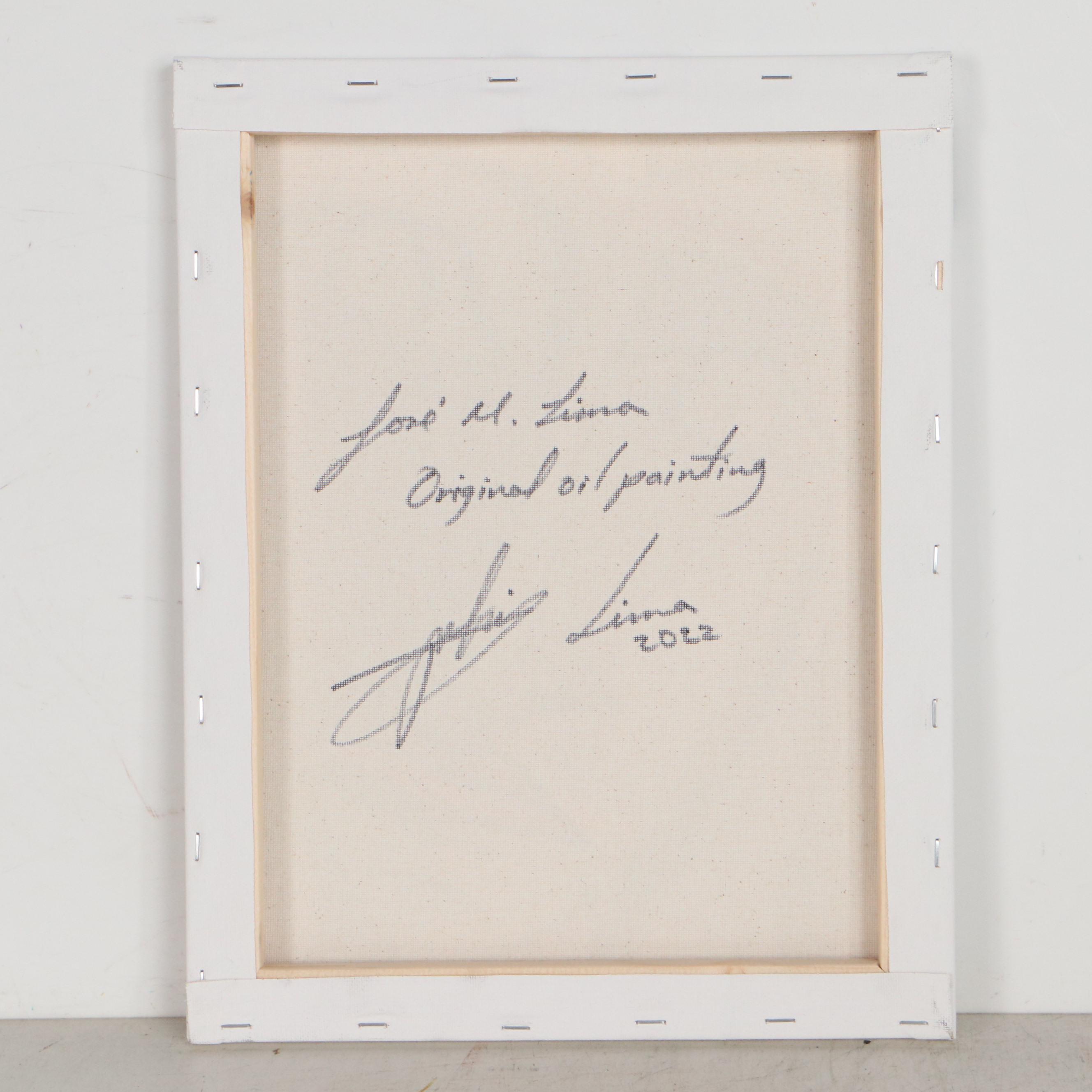 José M. Lima Oil Portrait, 2022