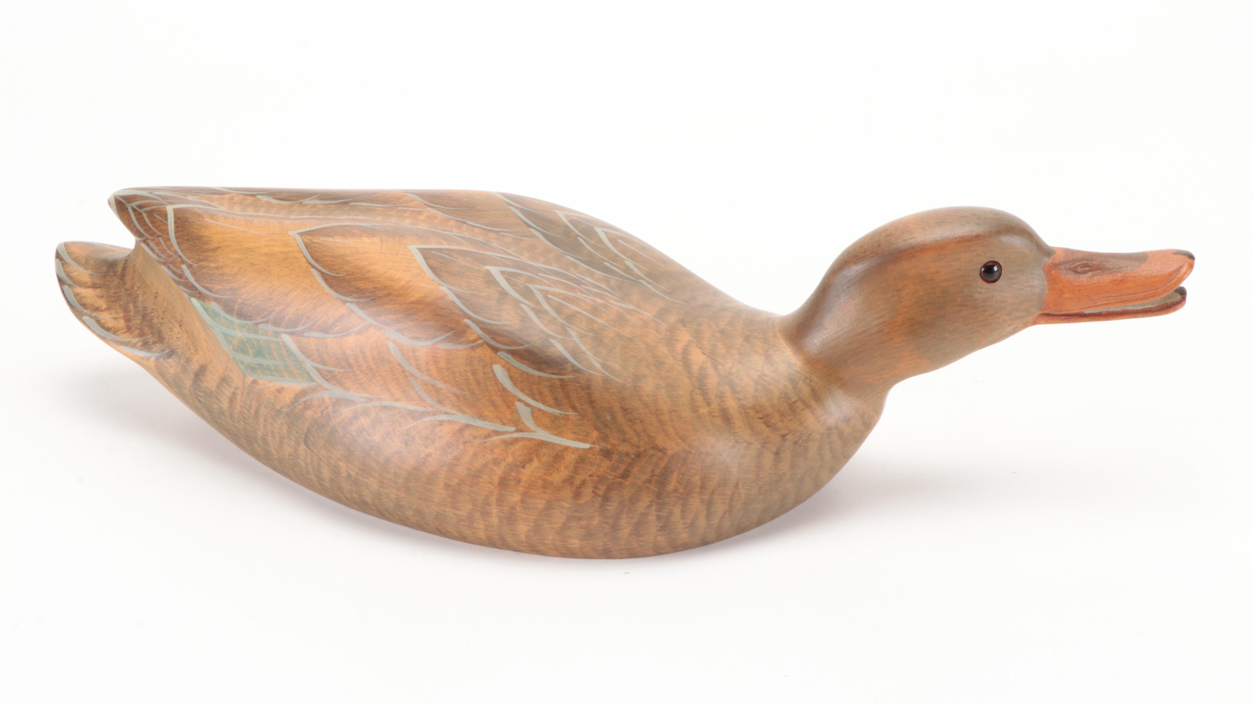 Ducks Unlimited Lac La Croix Collection and Other Carved Wood Duck Figurines