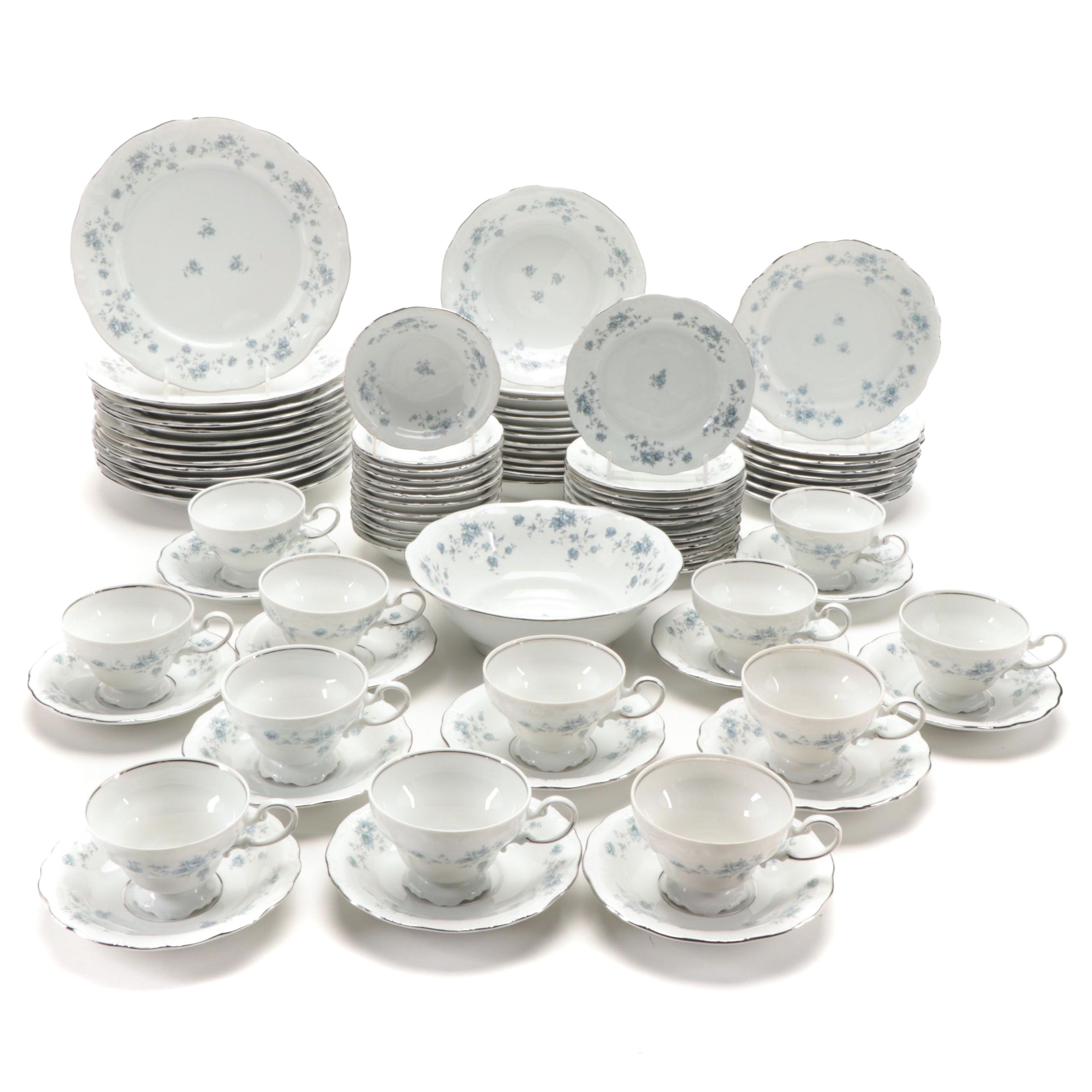 Johann Haviland "Blue Garland" Porcelain Dinnerware, 1953–1990