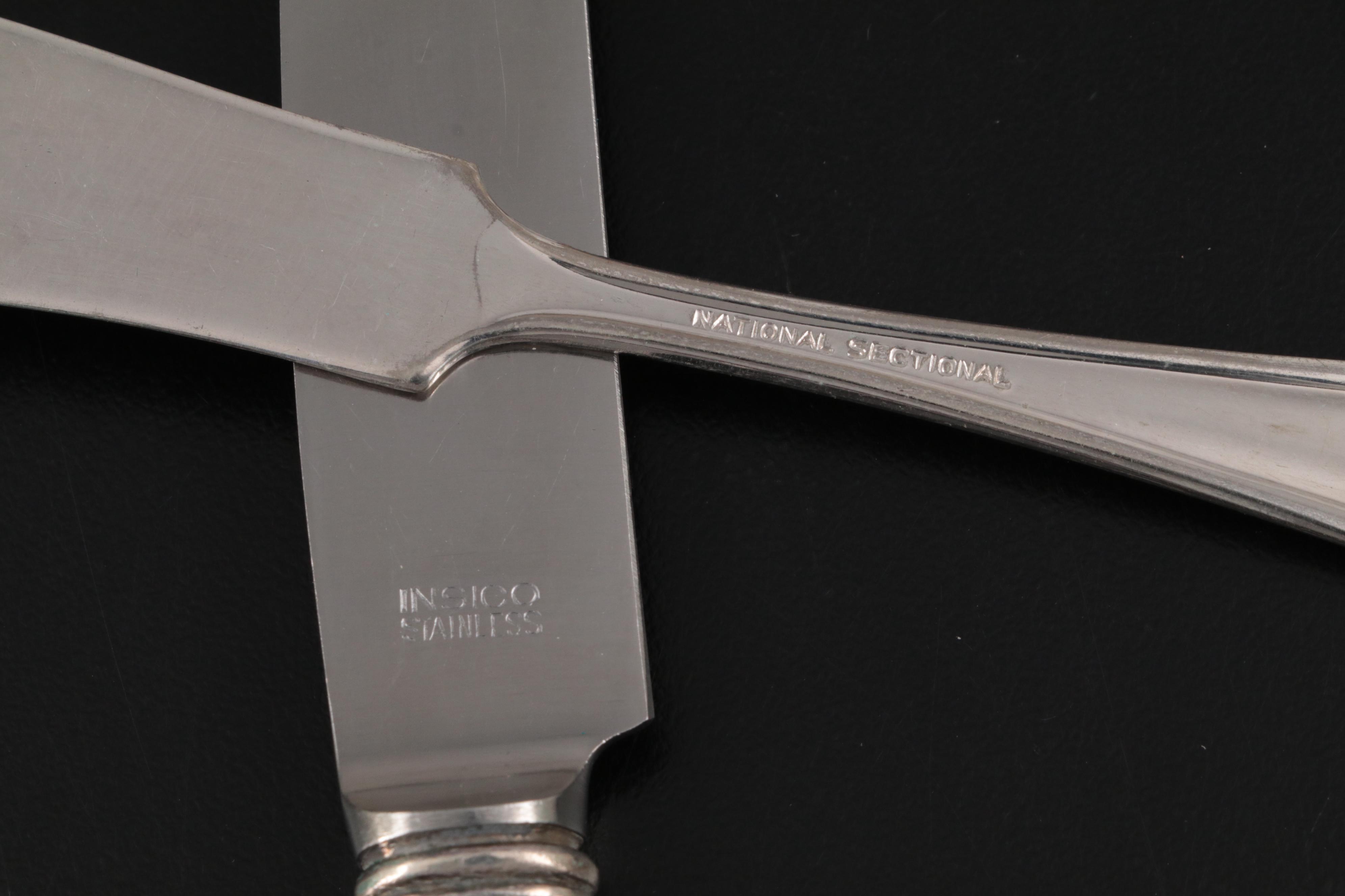 Rogers Bros "Argosy" Silver Plate Flatware Set with Presentation Chest