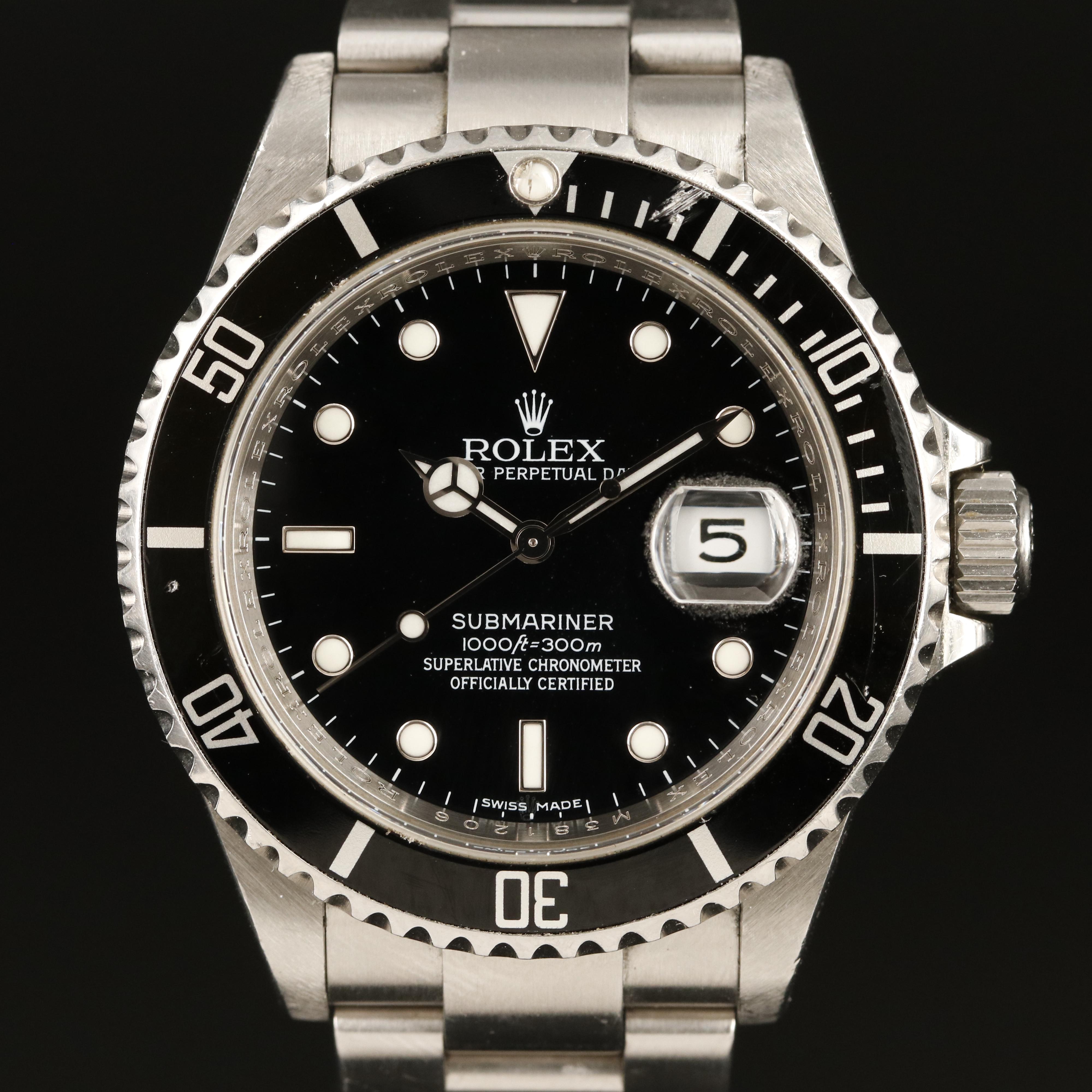 2007 Rolex Submariner Date Watch