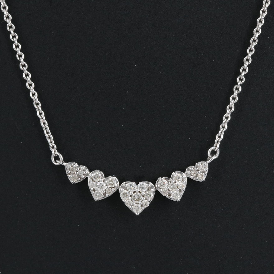 Sterling Heart Pendant Necklace