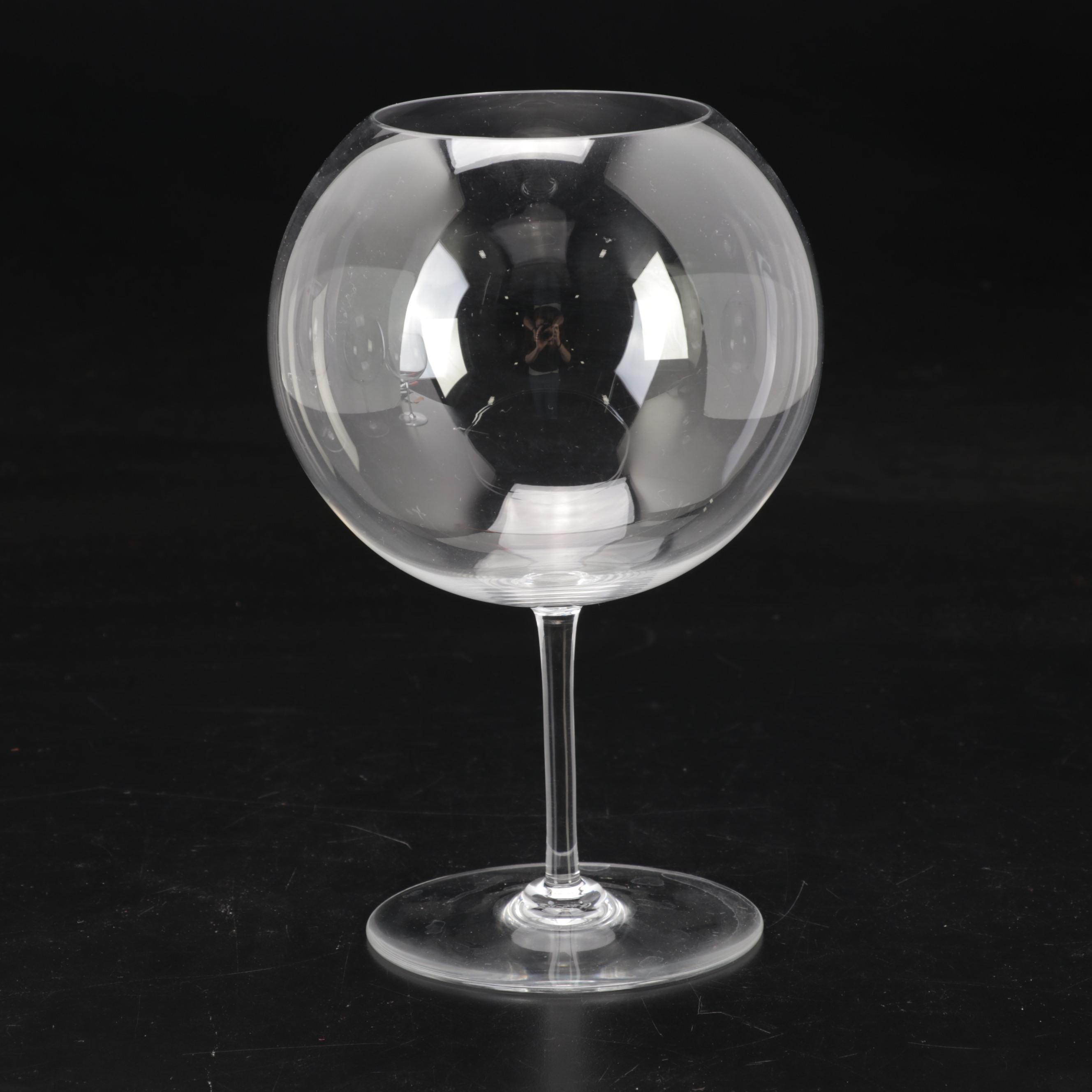 Baccarat "Bacchus" Crystal Balloon Wine Glasses