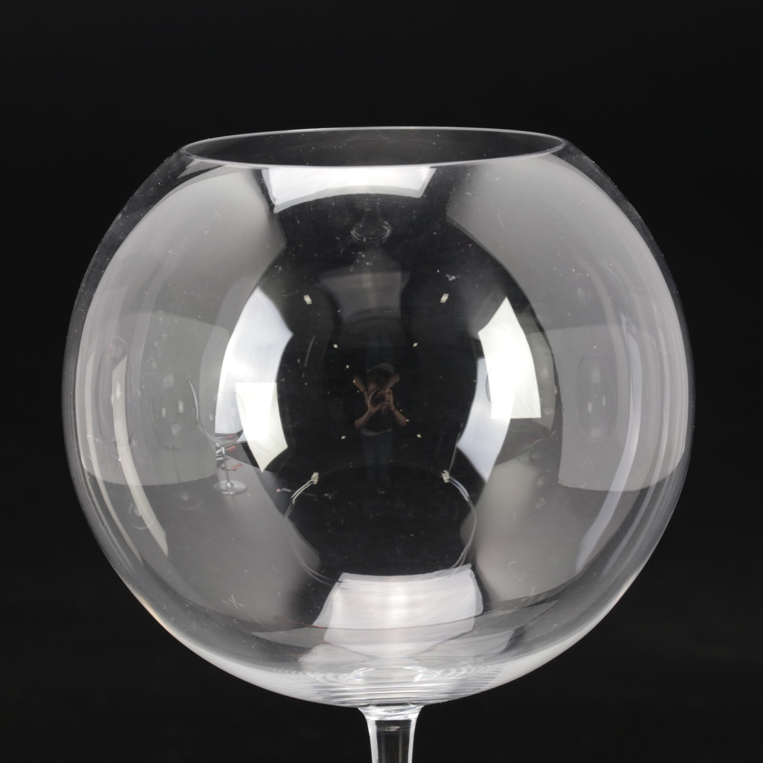 Baccarat "Bacchus" Crystal Balloon Wine Glasses