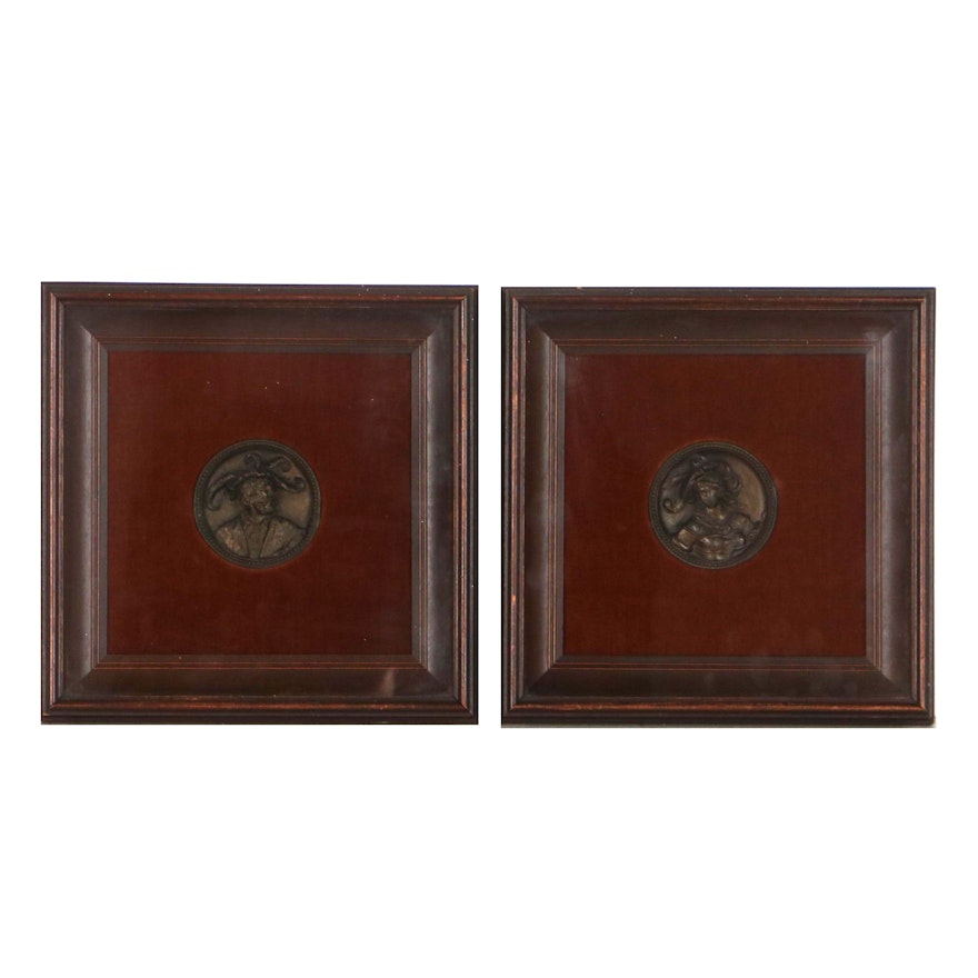 Portrait Metal Relief Sculptures