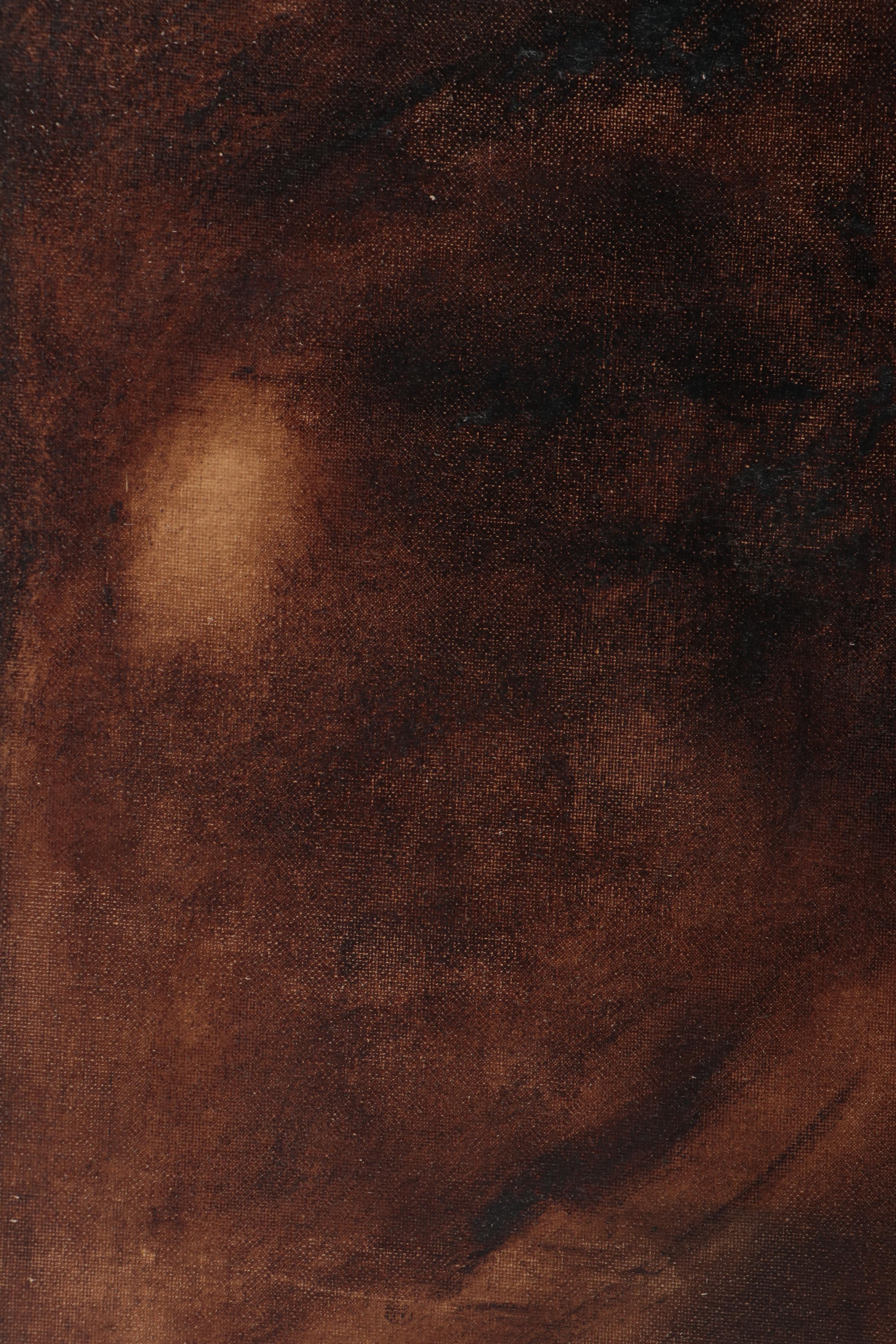 Philip the Transplant Mixed Media Painting "Midnight in the Cathedral," 2022