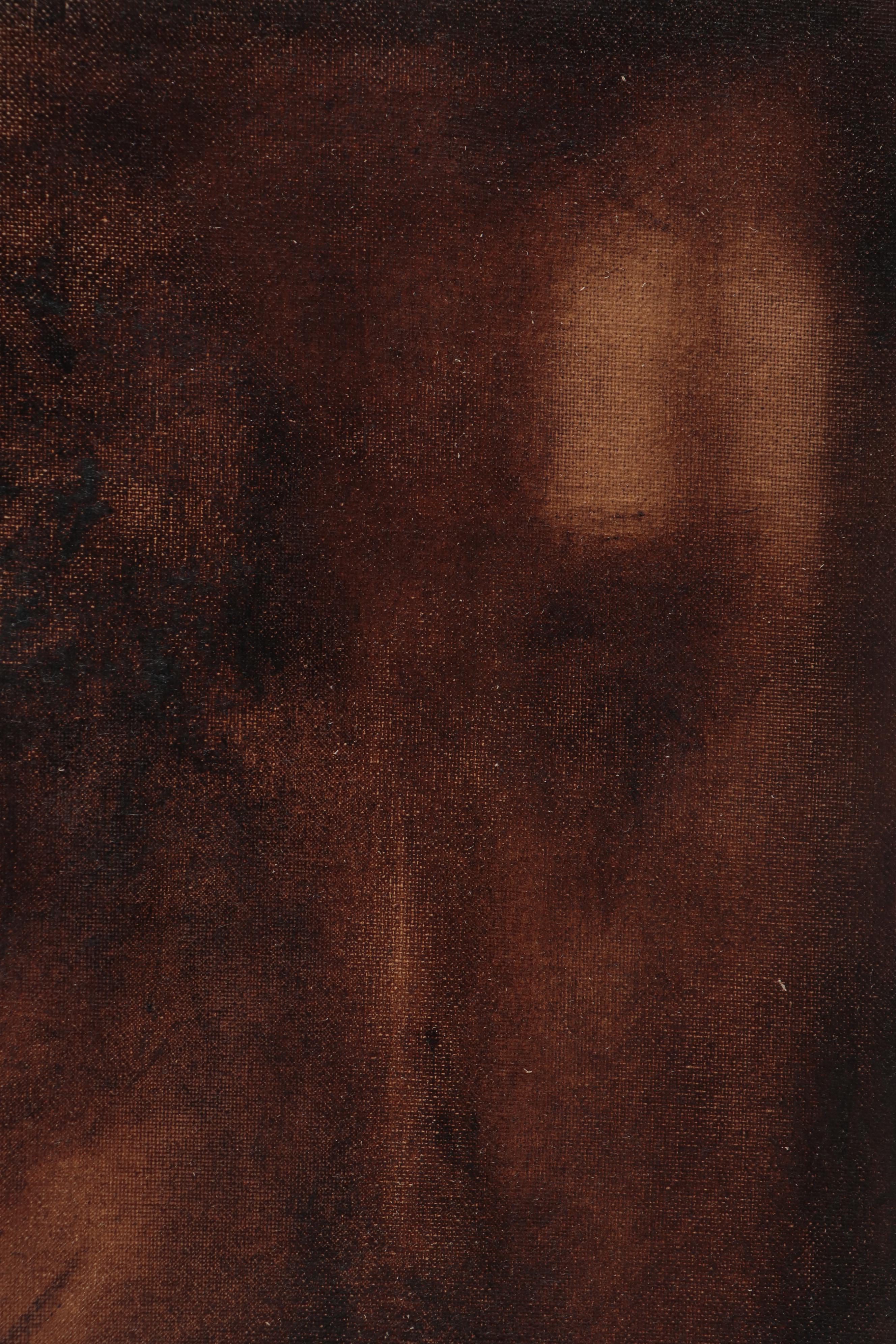 Philip the Transplant Mixed Media Painting "Midnight in the Cathedral," 2022