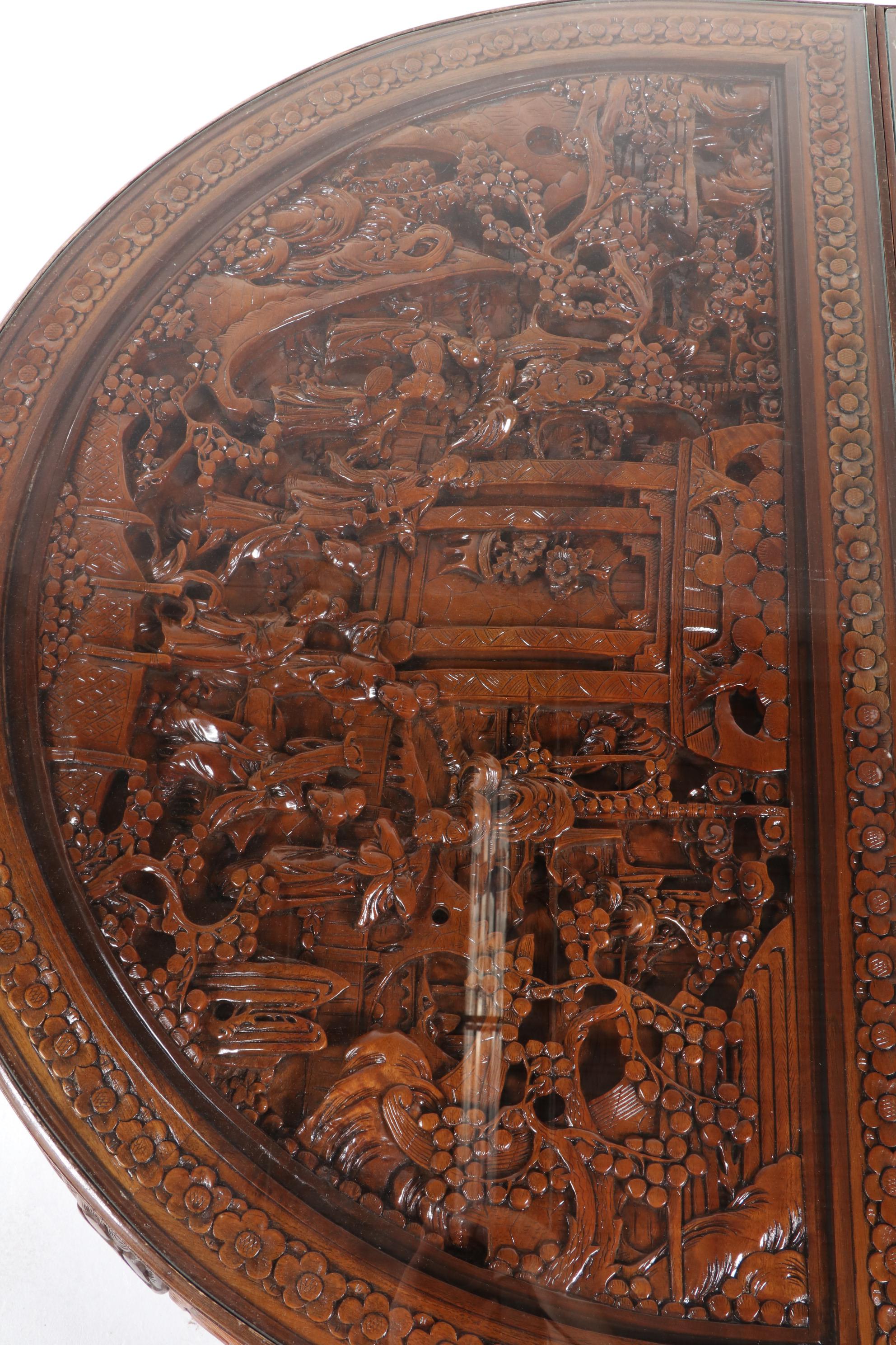 Dragon Carved Korean Dining Set