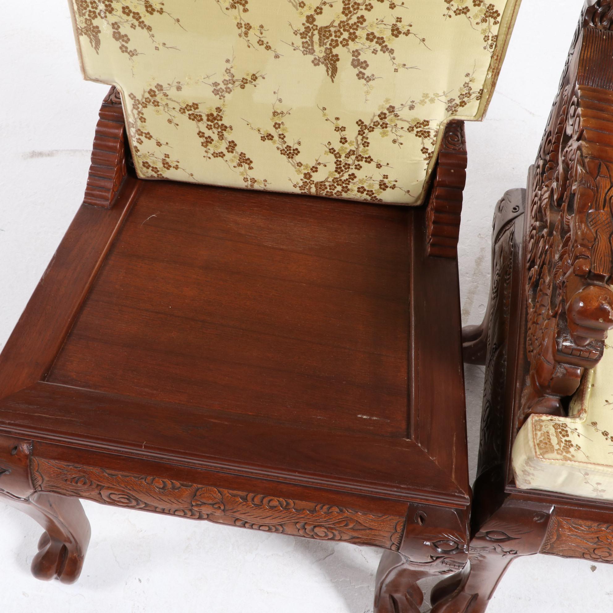 Dragon Carved Korean Dining Set