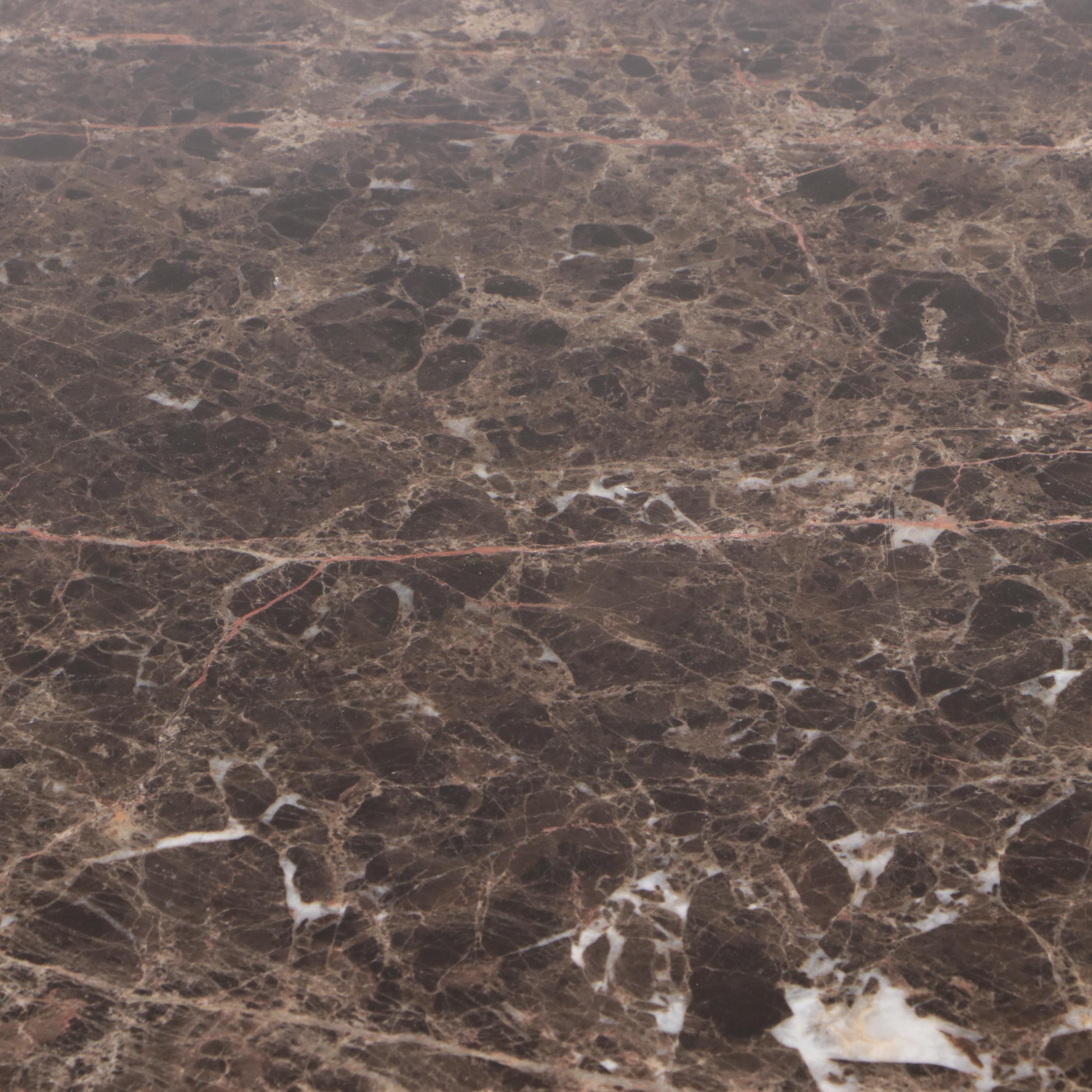 Henkel-Harris Regency Style Mahogany Console Table with Marble Top