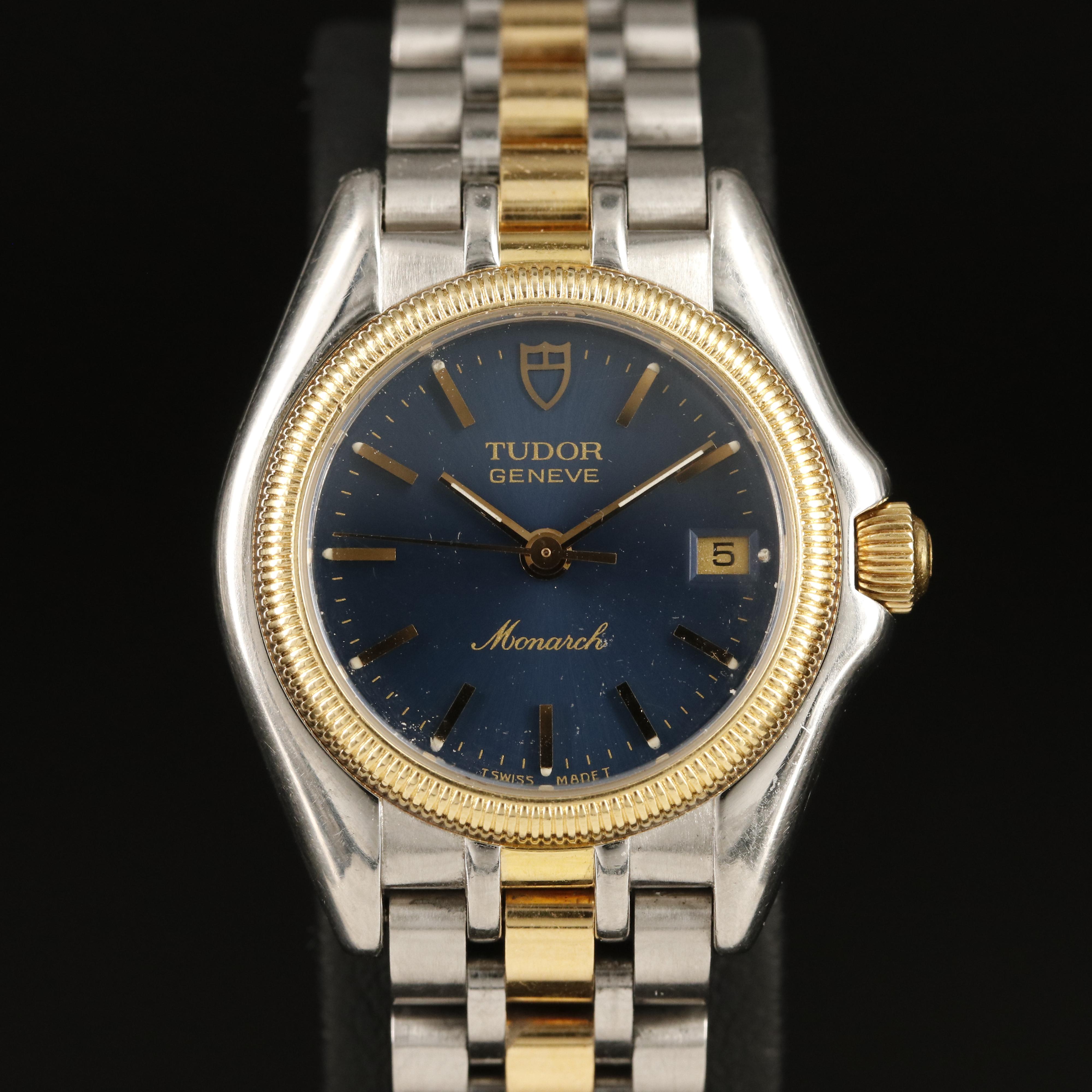 Tudor Geneve Monarch Two-Tone Quartz Watch