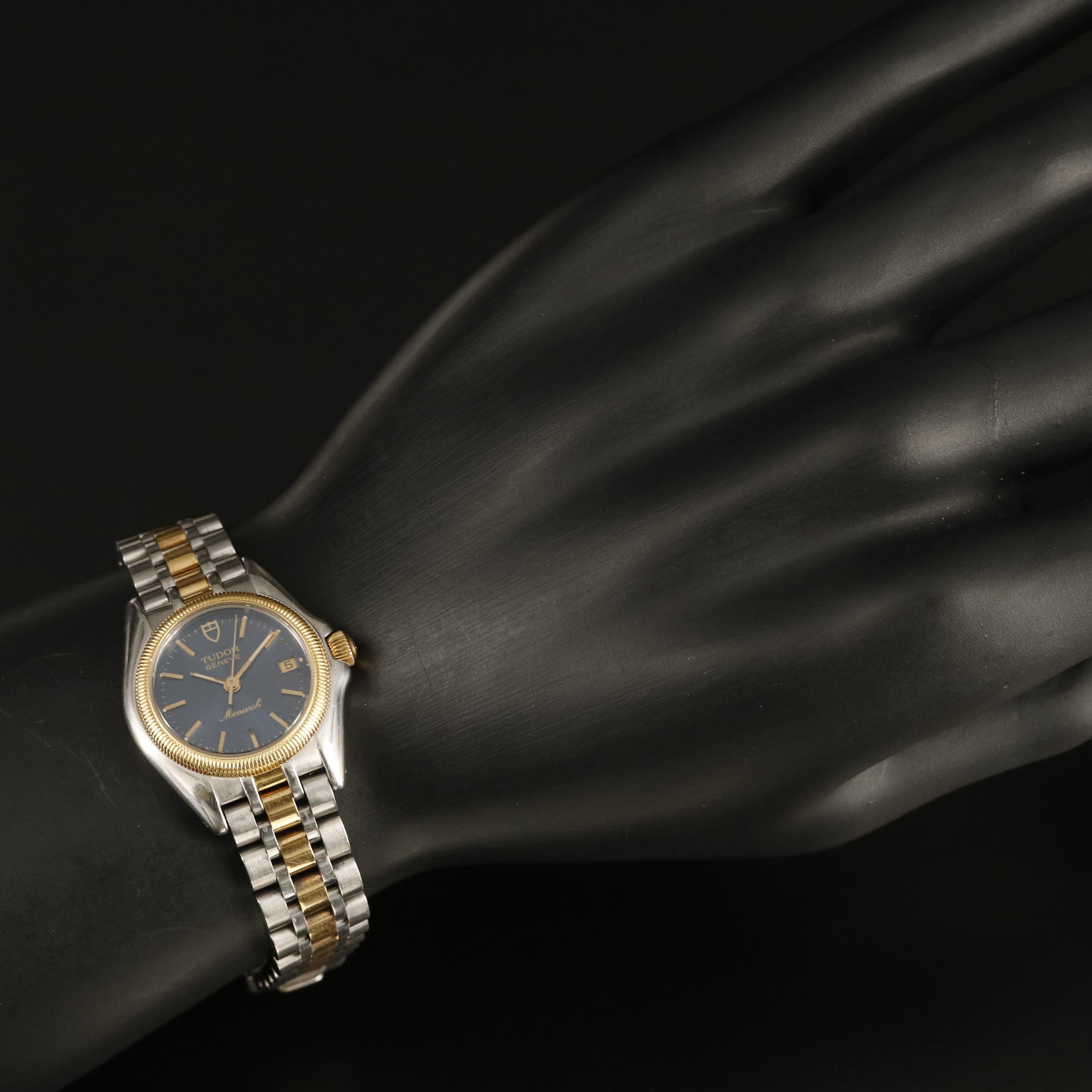 Tudor Geneve Monarch Two-Tone Quartz Watch