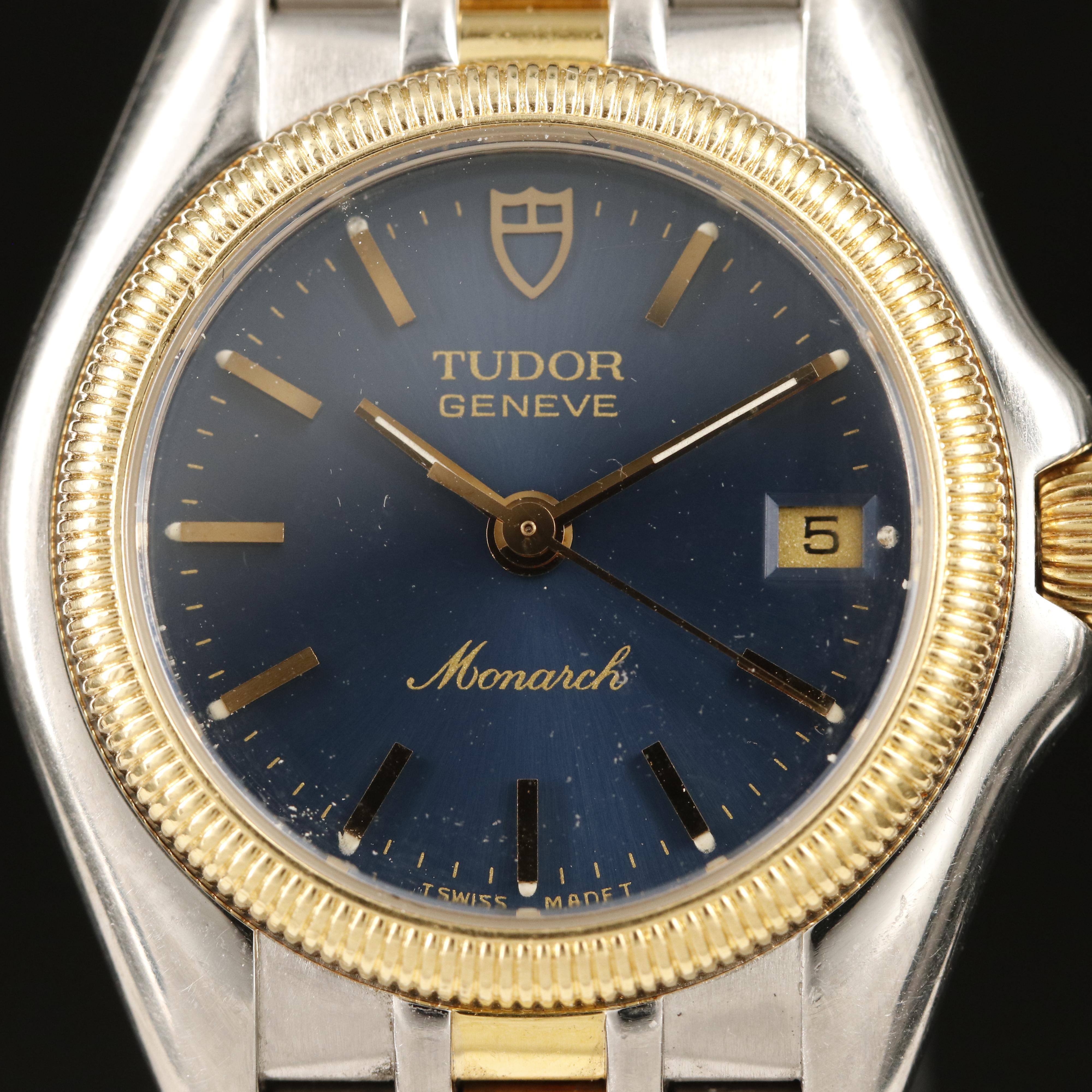 Tudor Geneve Monarch Two-Tone Quartz Watch