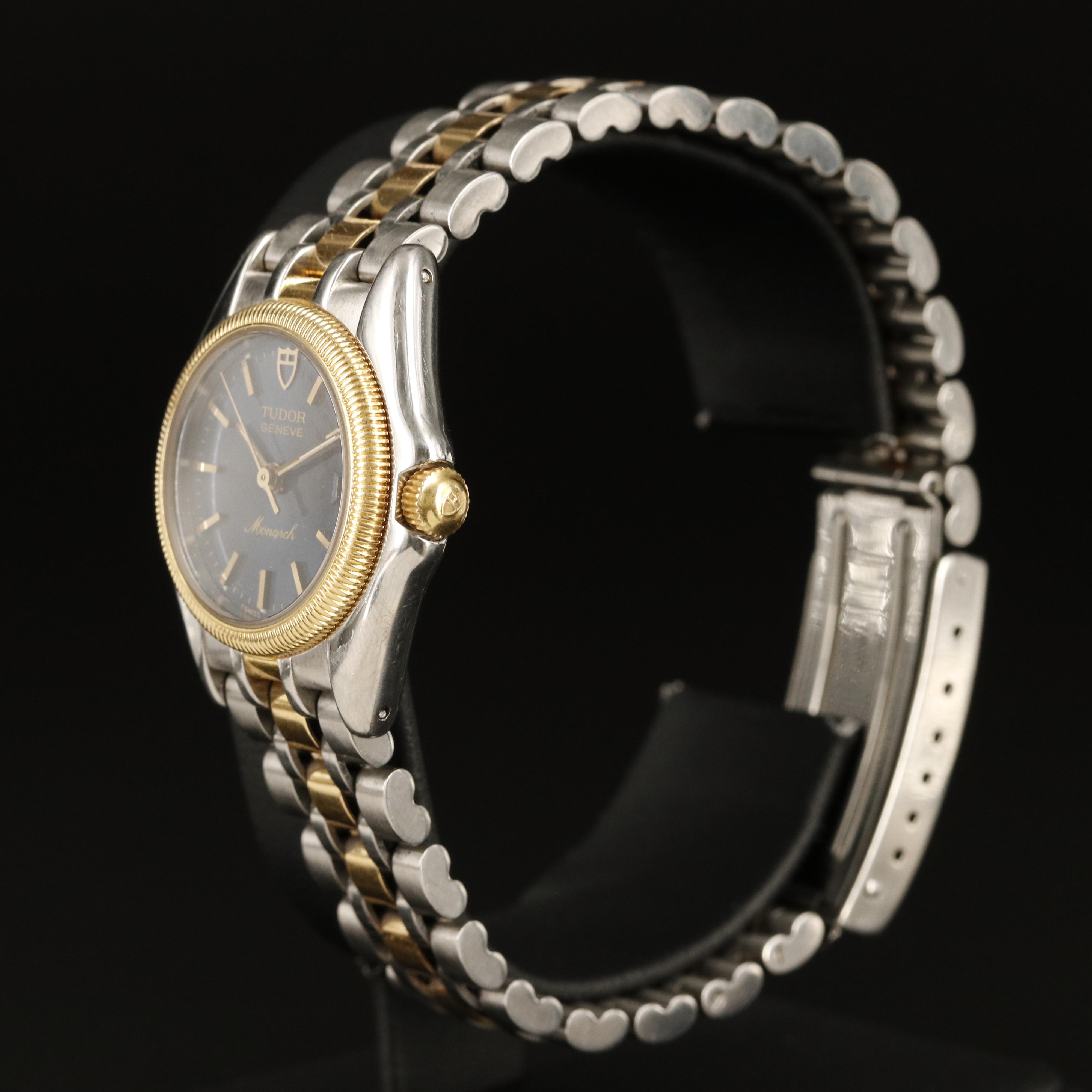 Tudor Geneve Monarch Two-Tone Quartz Watch