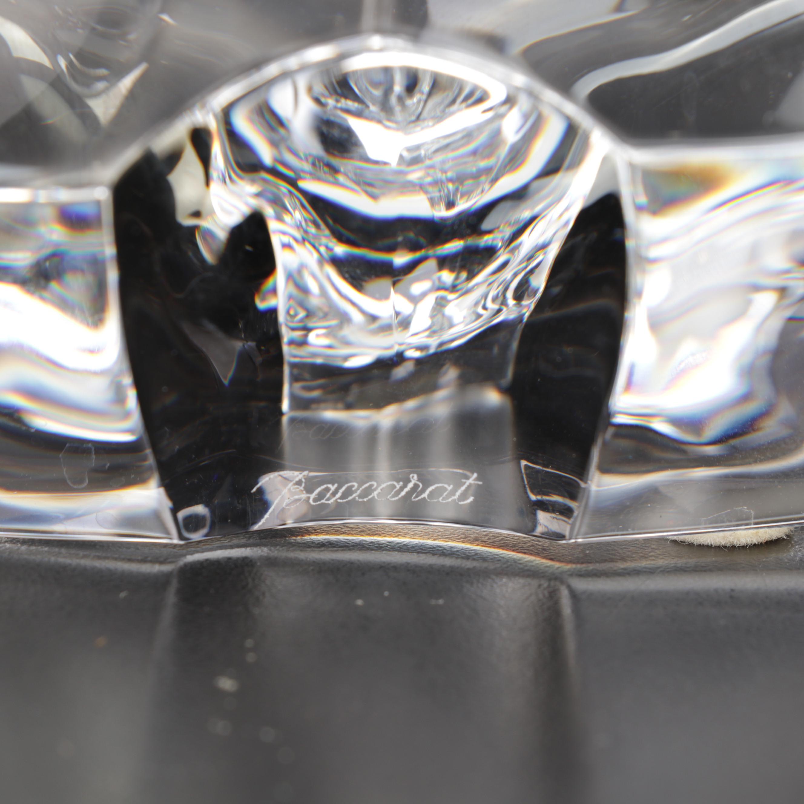 Baccarat Crystal Bull Figurine