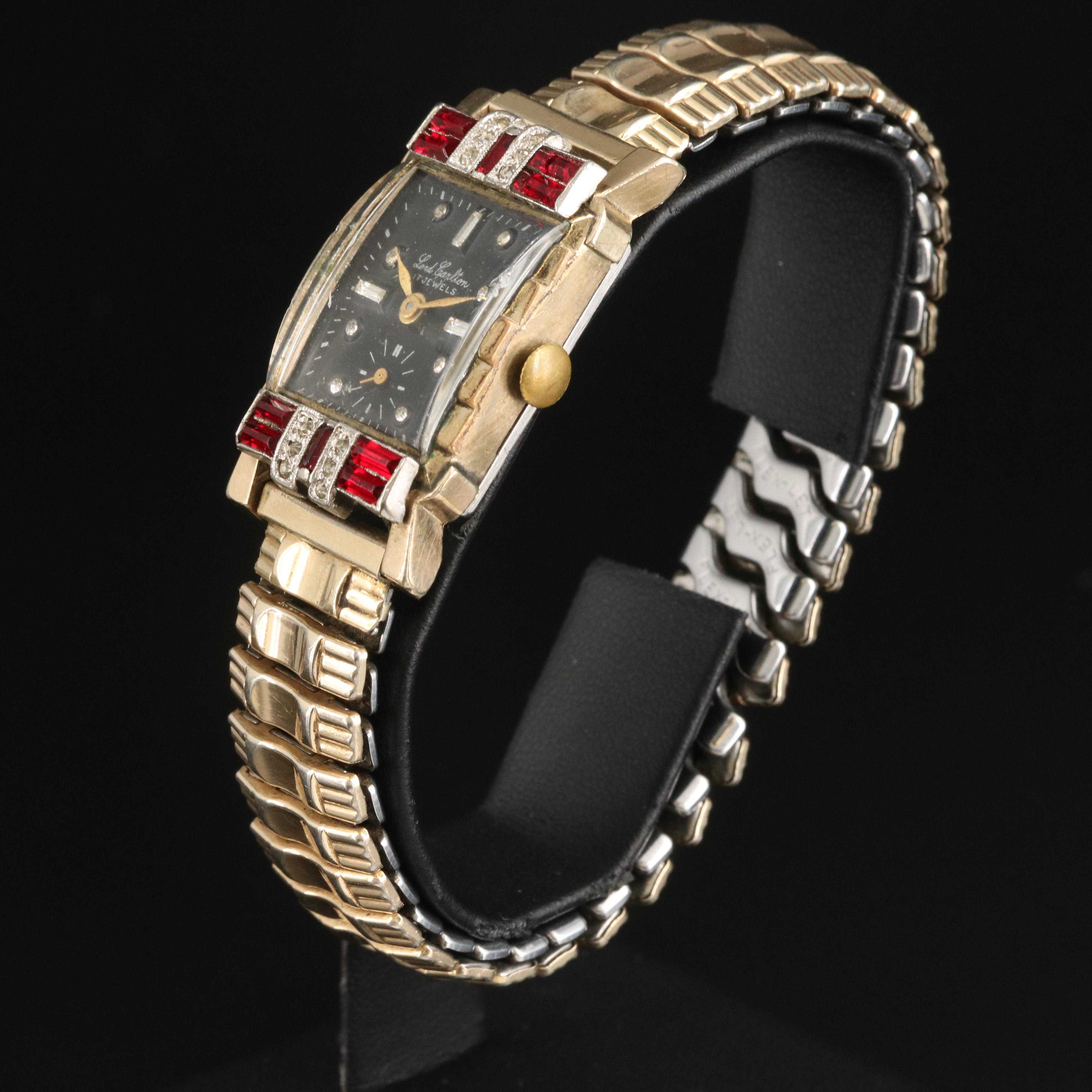 Vintage Lord Carlton Rhinestone Watch