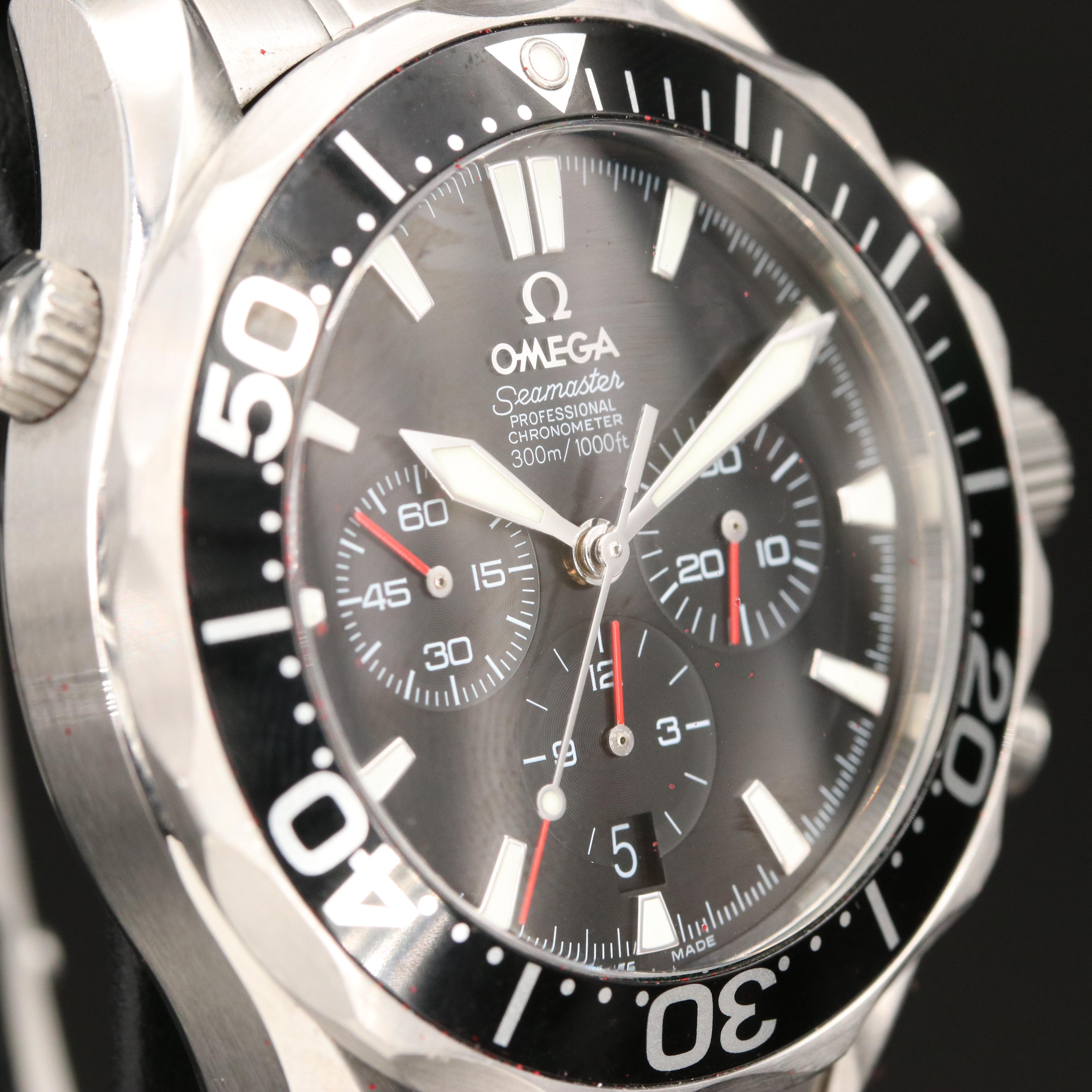 2006 Omega Seamaster "America's Cup" 300 Meters Chronograph Watch