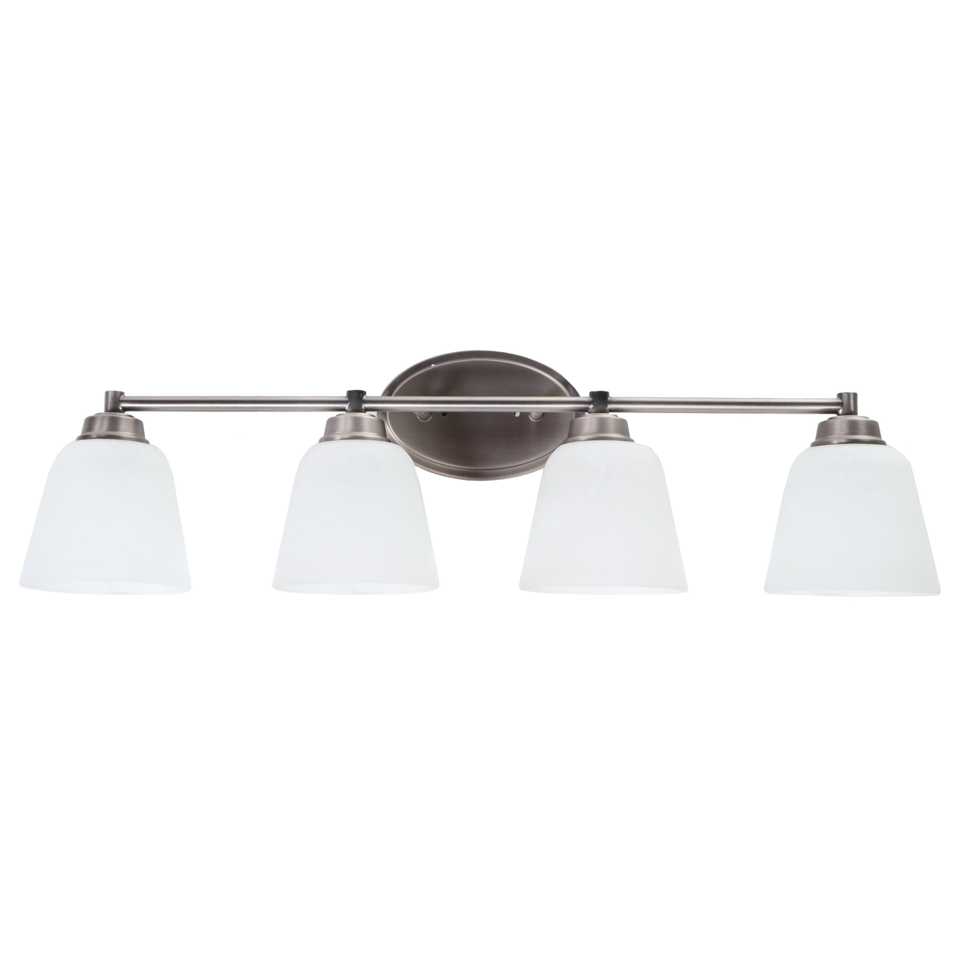 Millennium Lighting Franklin Four-Light Bathroom Sconce in Brushed Pewter