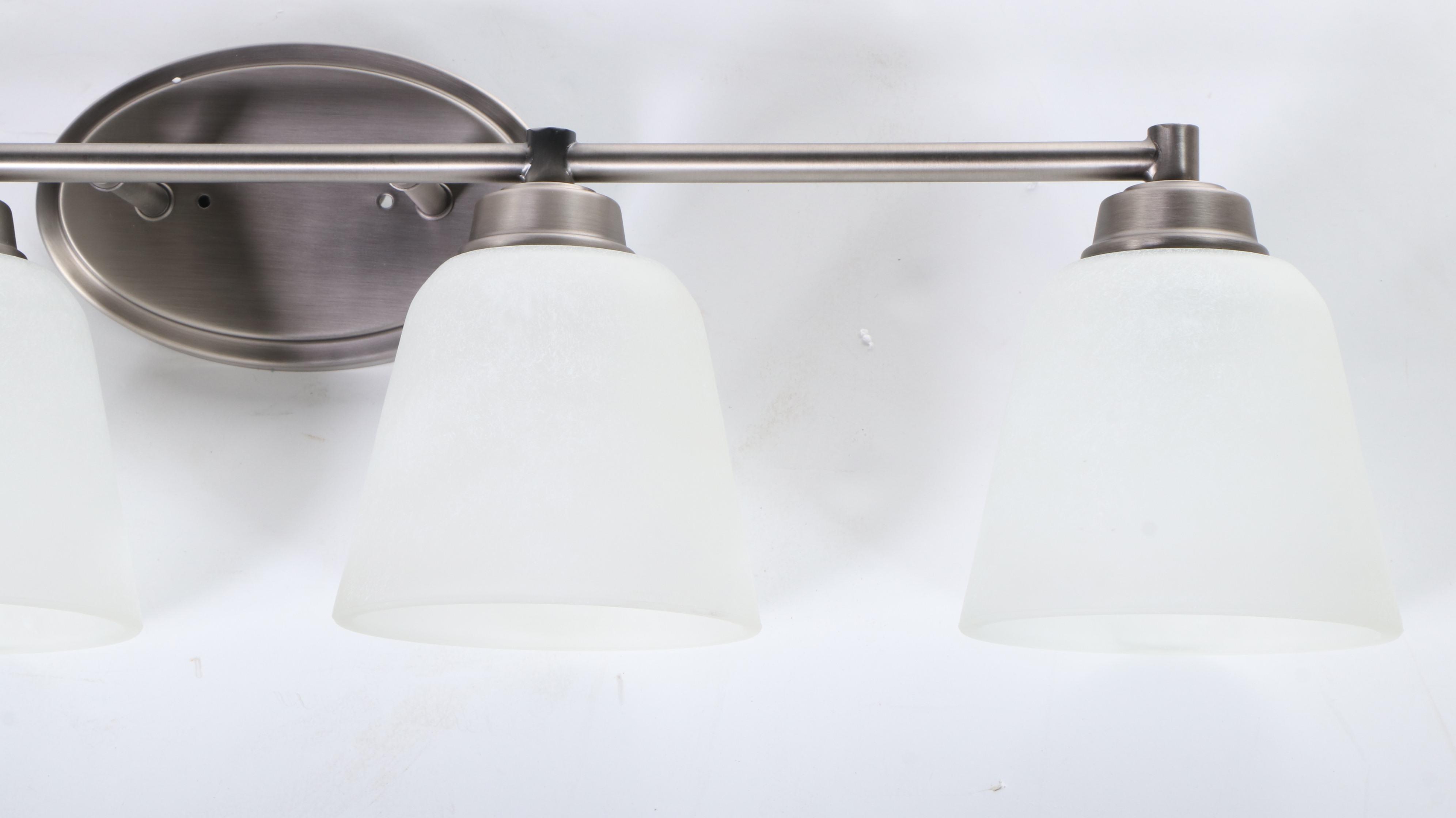 Millennium Lighting Franklin Four-Light Bathroom Sconce in Brushed Pewter