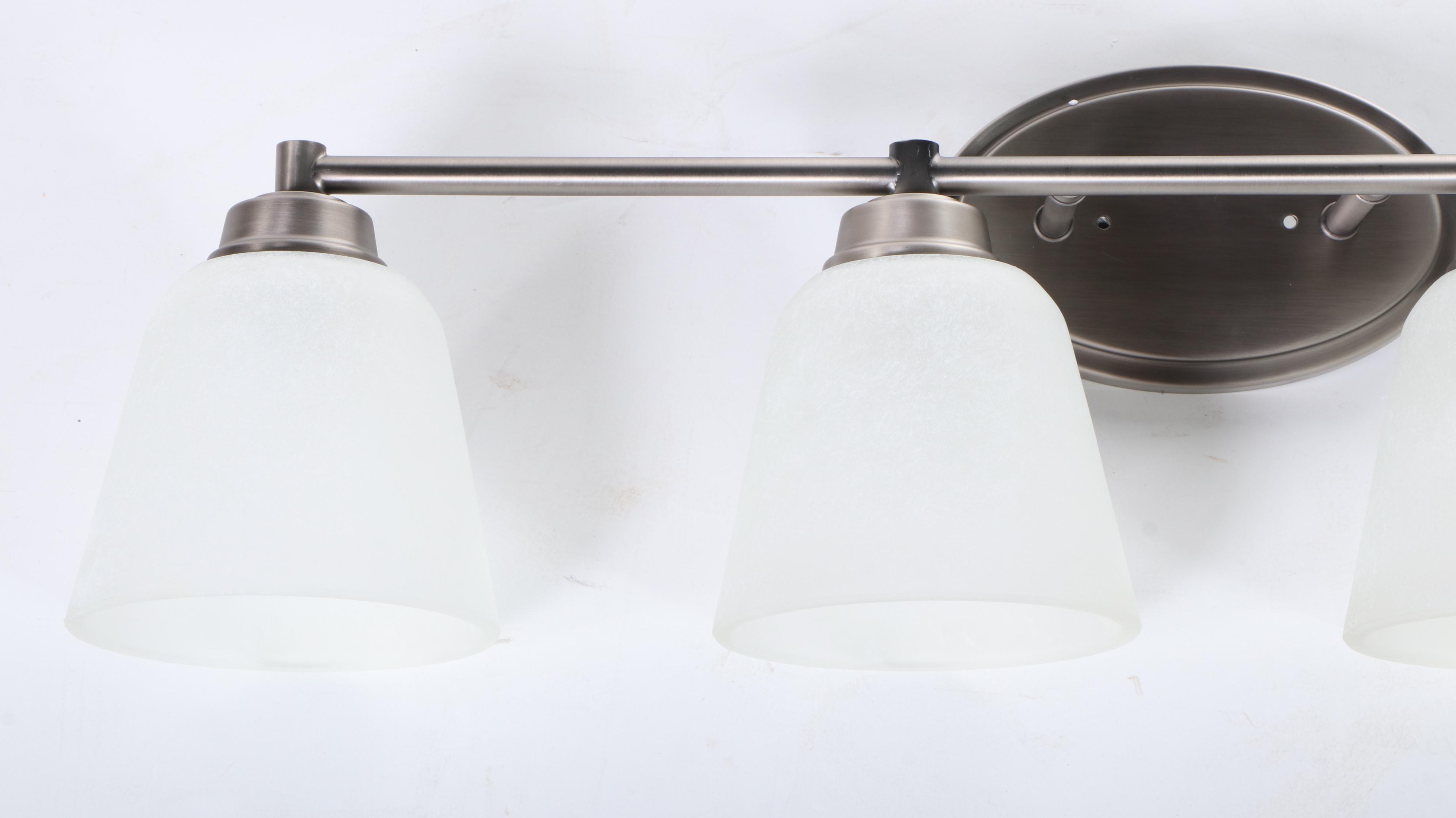 Millennium Lighting Franklin Four-Light Bathroom Sconce in Brushed Pewter