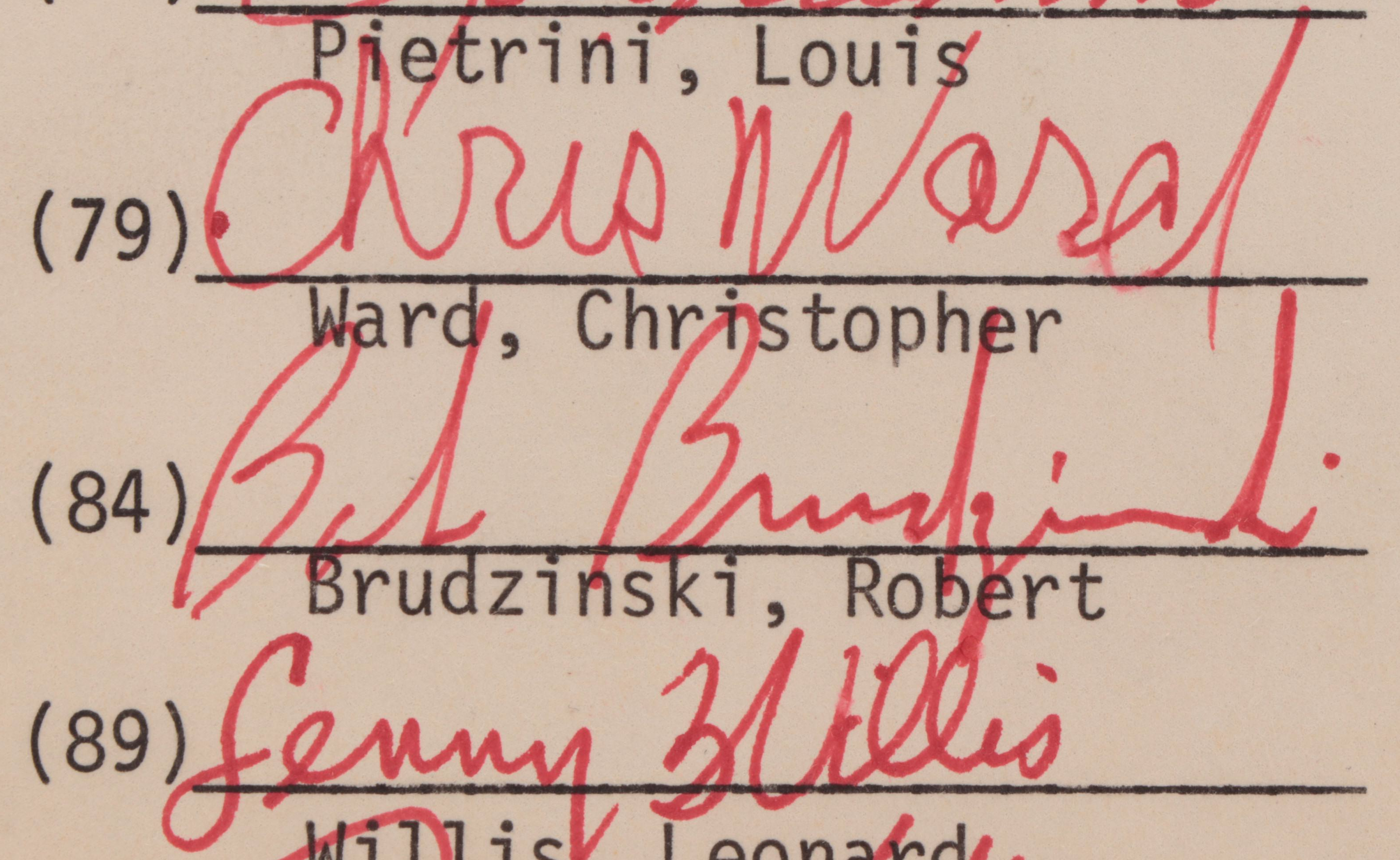 1975 Ohio State Buckeyes Football Signed Team Roster with Hayes, Griffin