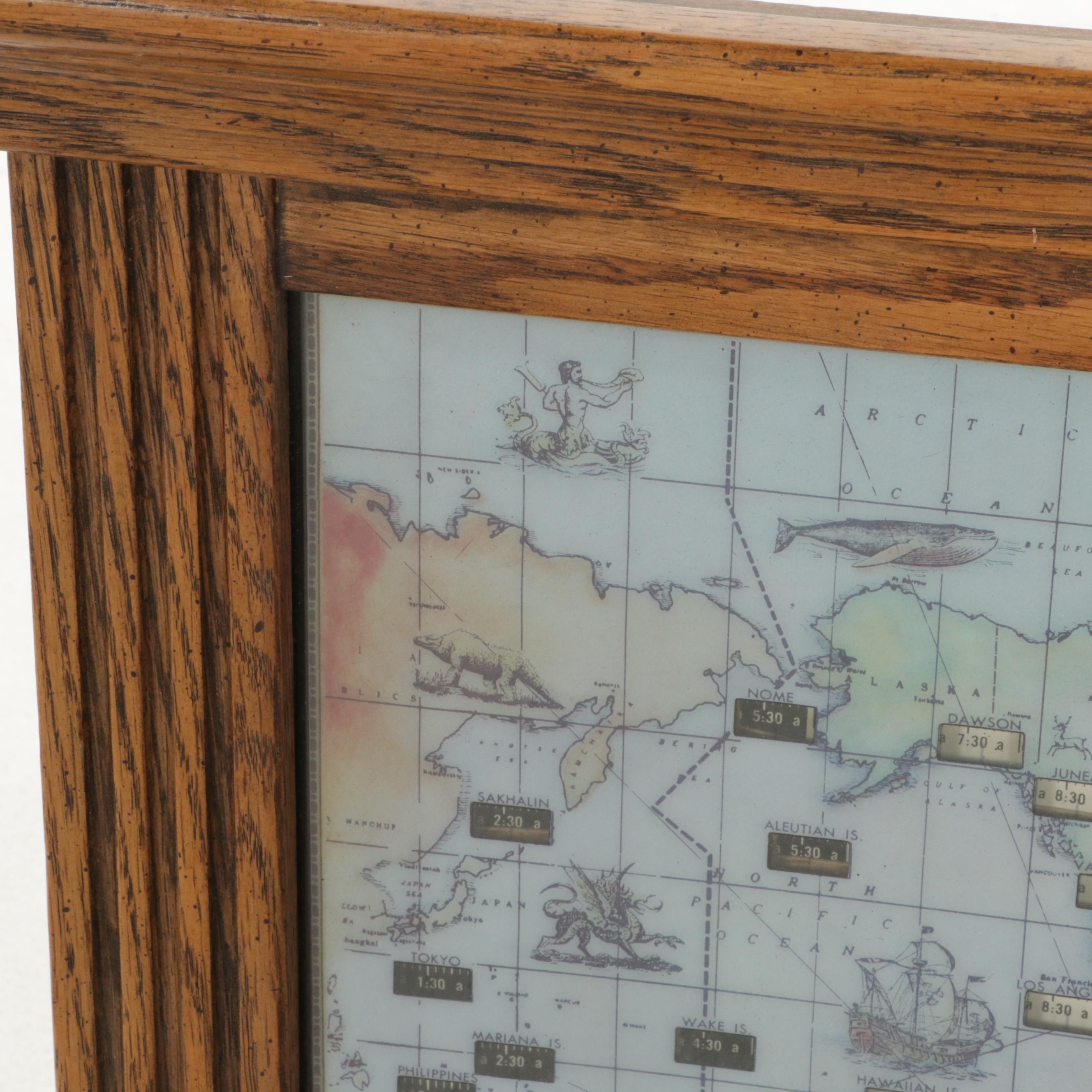 Howard Miller World Time Wall Clock