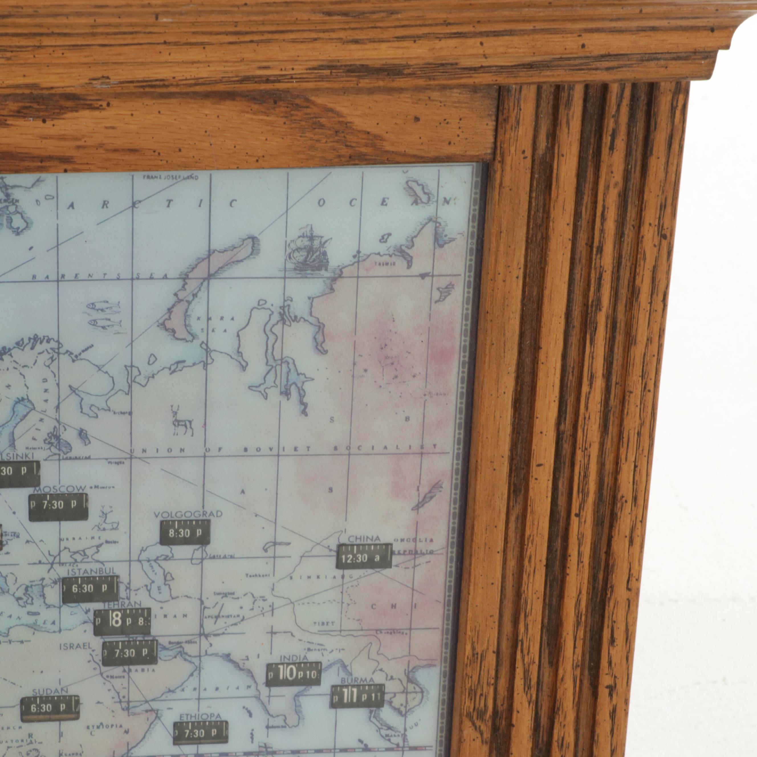 Howard Miller World Time Wall Clock