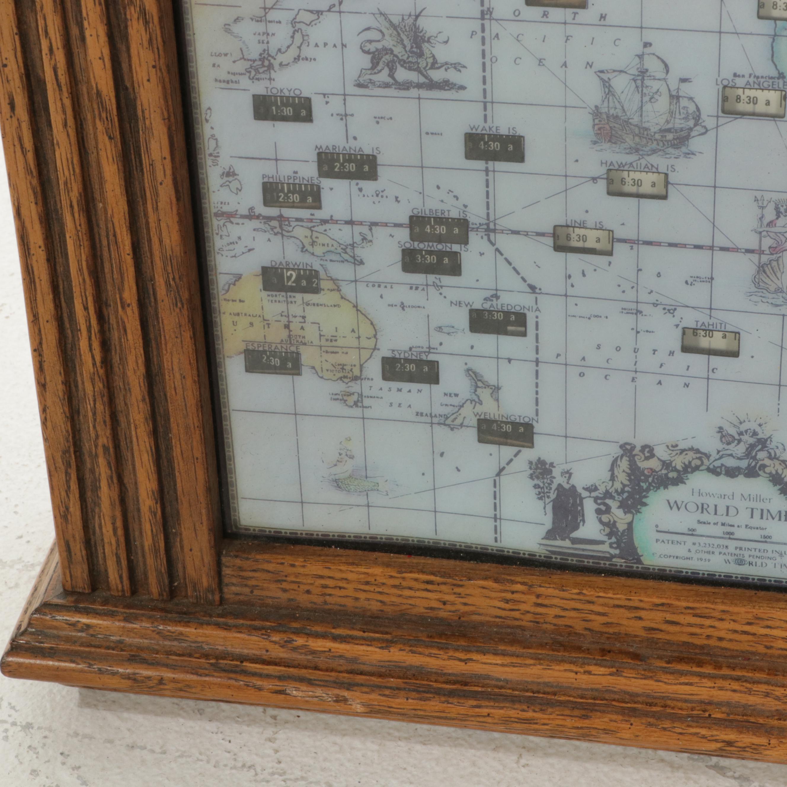 Howard Miller World Time Wall Clock