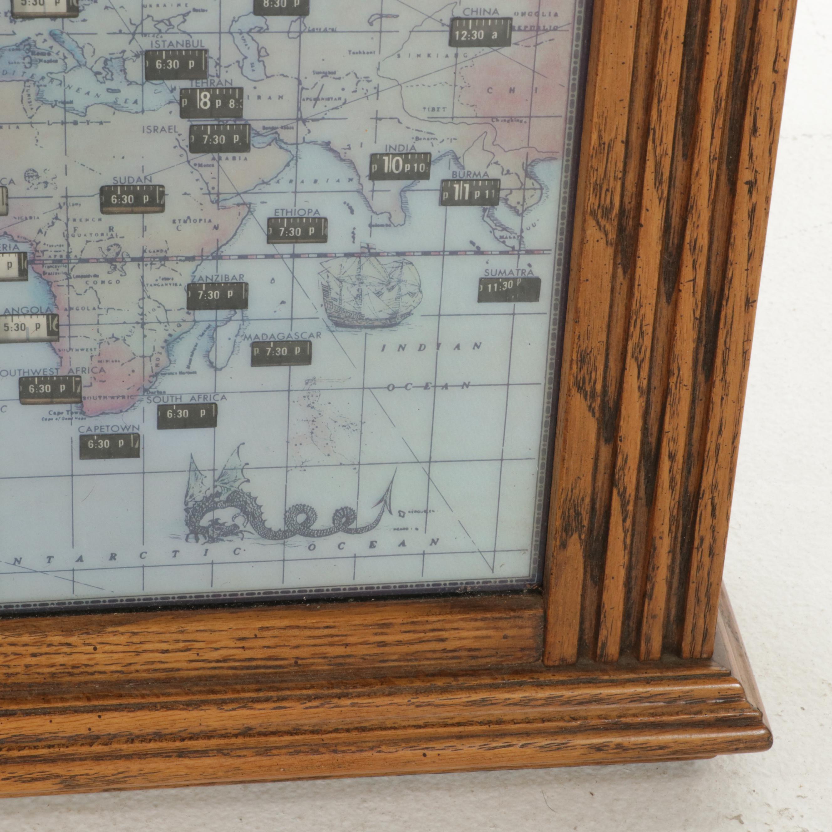 Howard Miller World Time Wall Clock