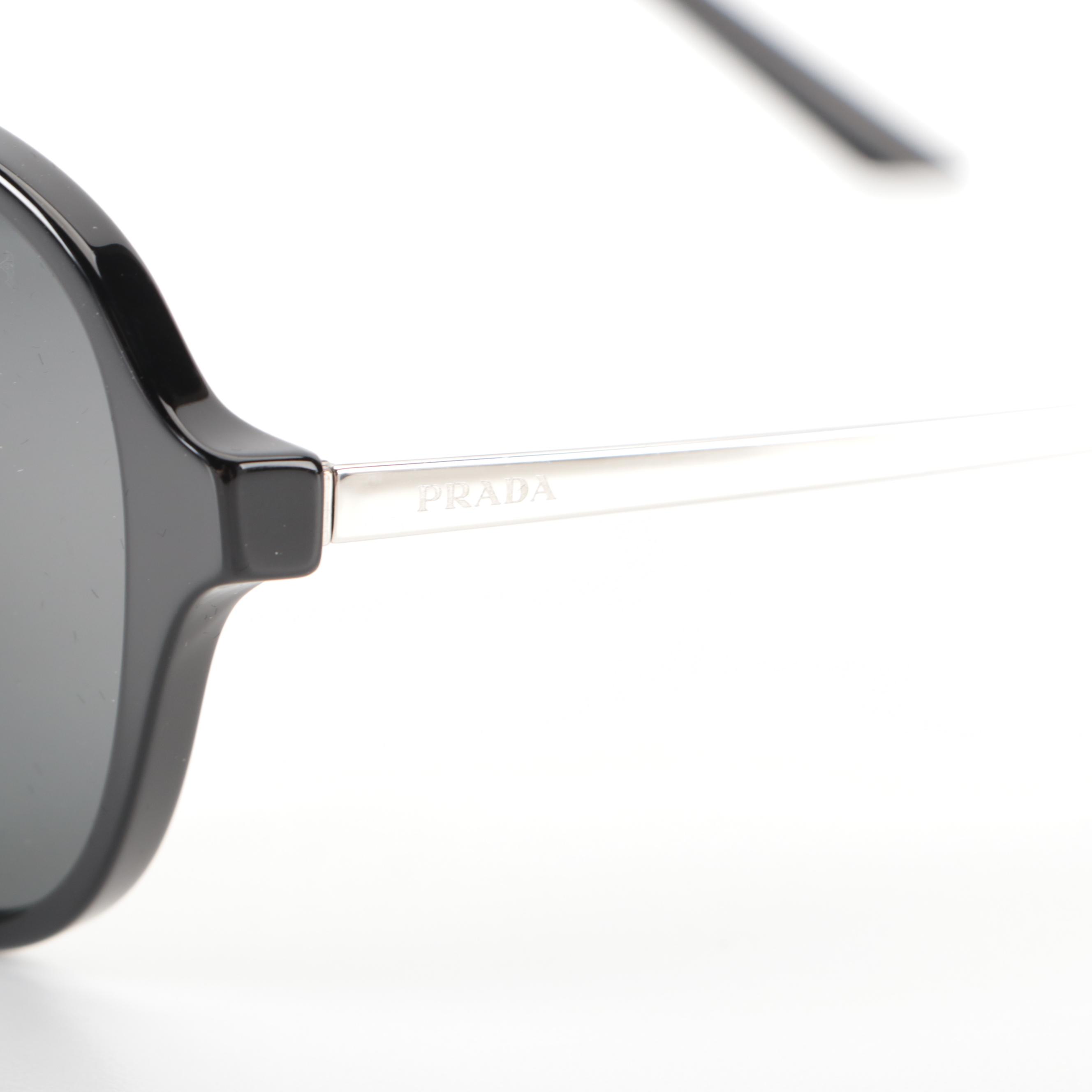 Prada SPR13W Aviator Sunglasses with Case