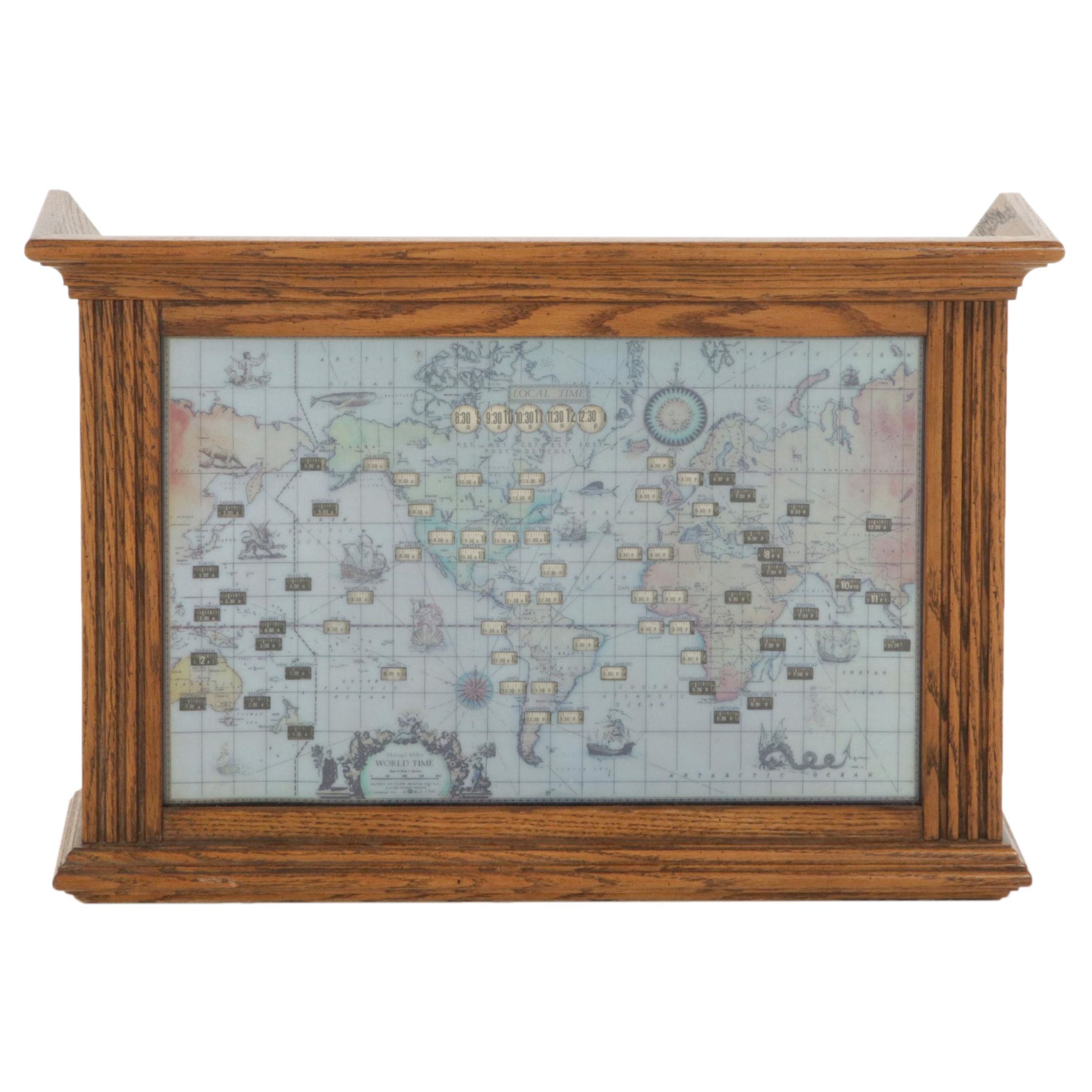 Howard Miller World Time Wall Clock