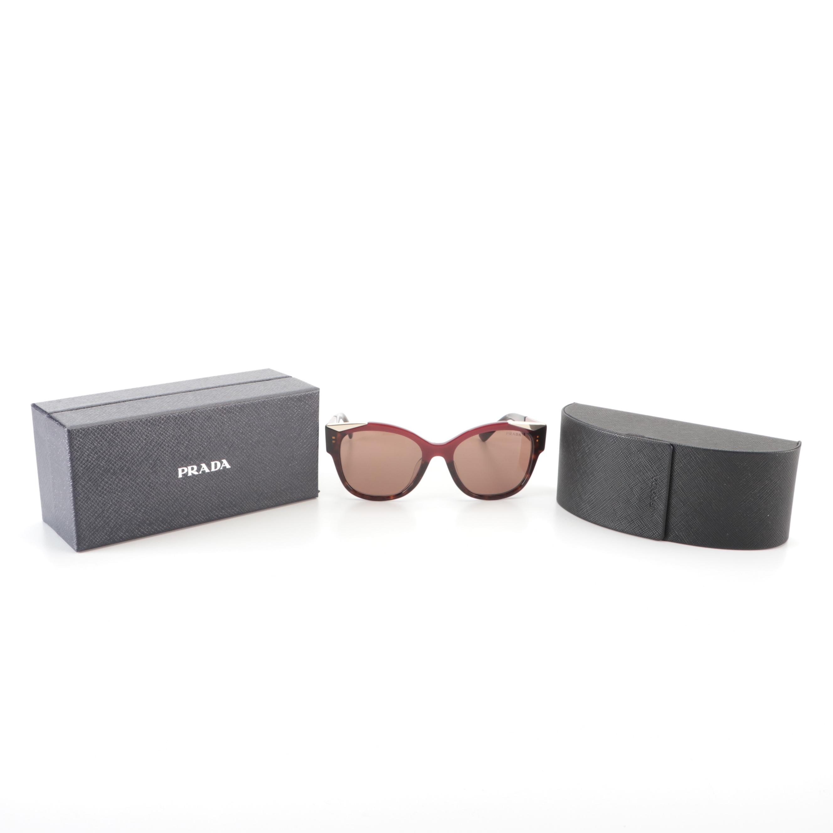 Prada SPR 02W-F Multicolor Sunglasses with Case