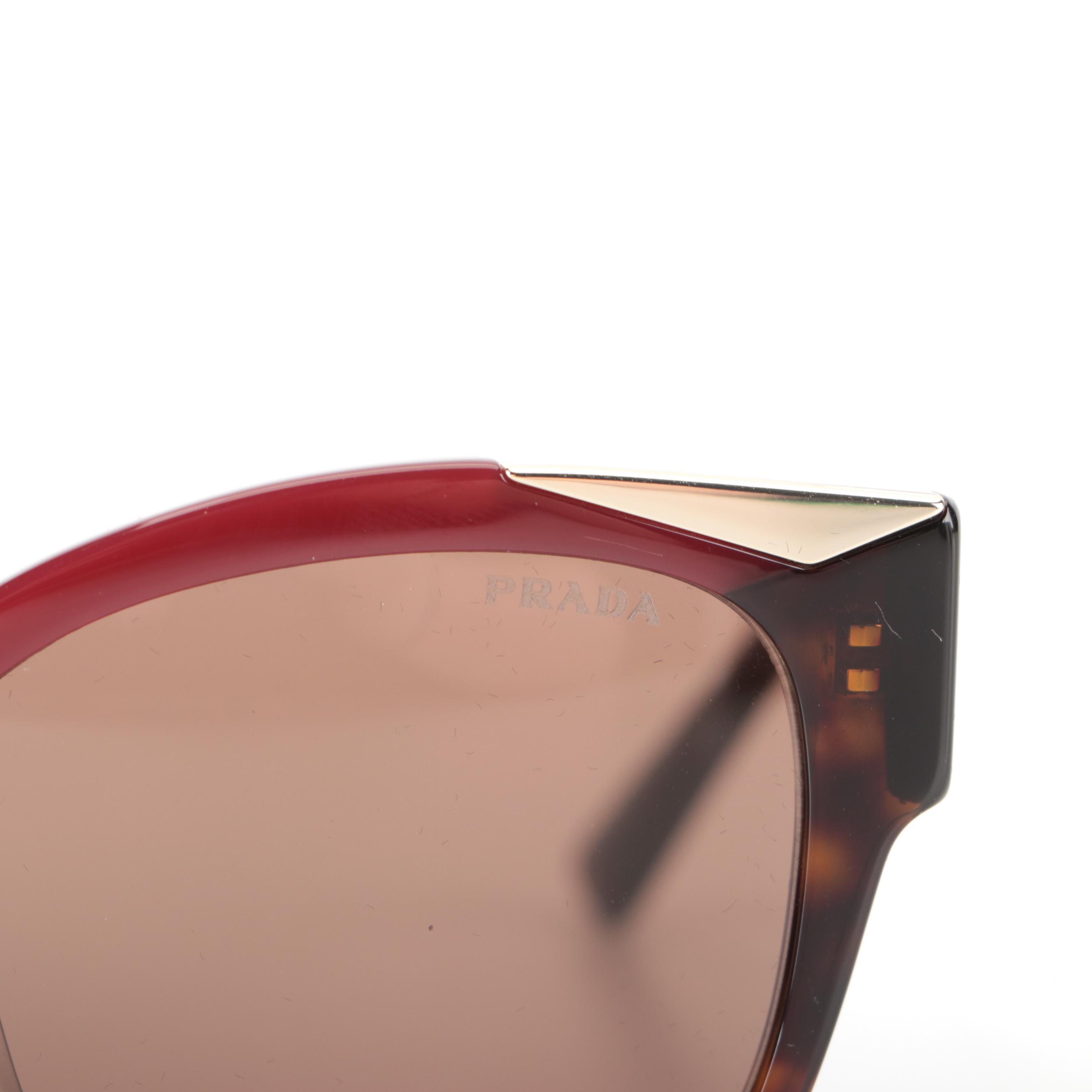 Prada SPR 02W-F Multicolor Sunglasses with Case