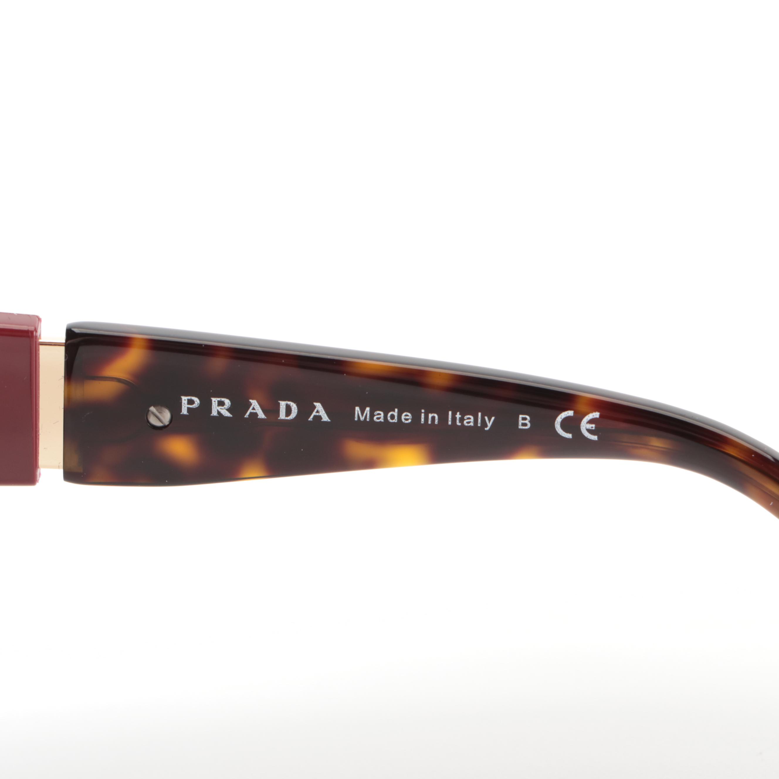 Prada SPR 02W-F Multicolor Sunglasses with Case