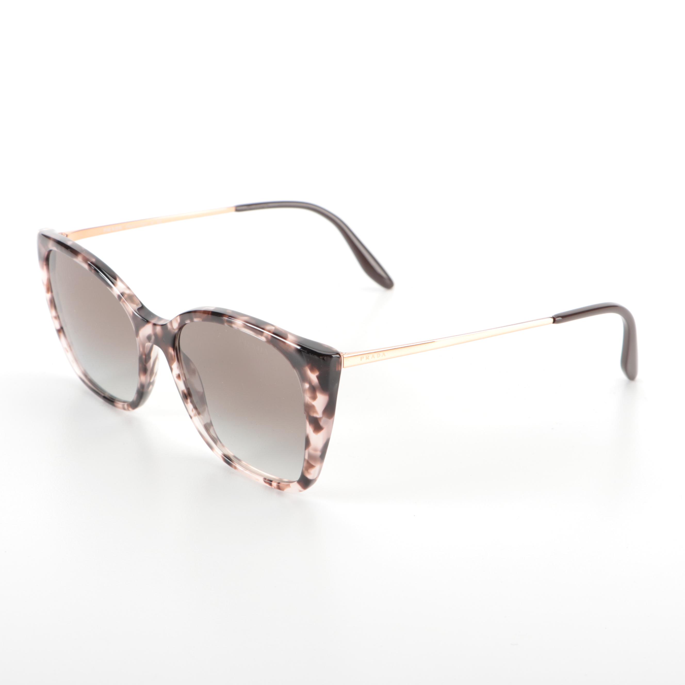 Prada SPR12X Orchid Havana Sunglasses with Case and Box