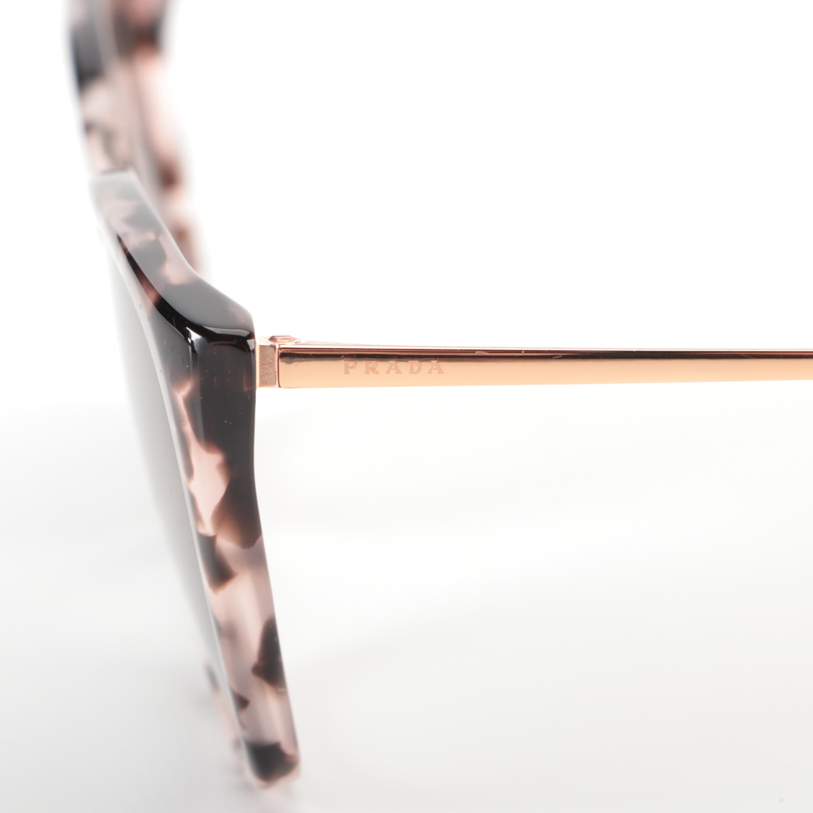 Prada SPR12X Orchid Havana Sunglasses with Case and Box