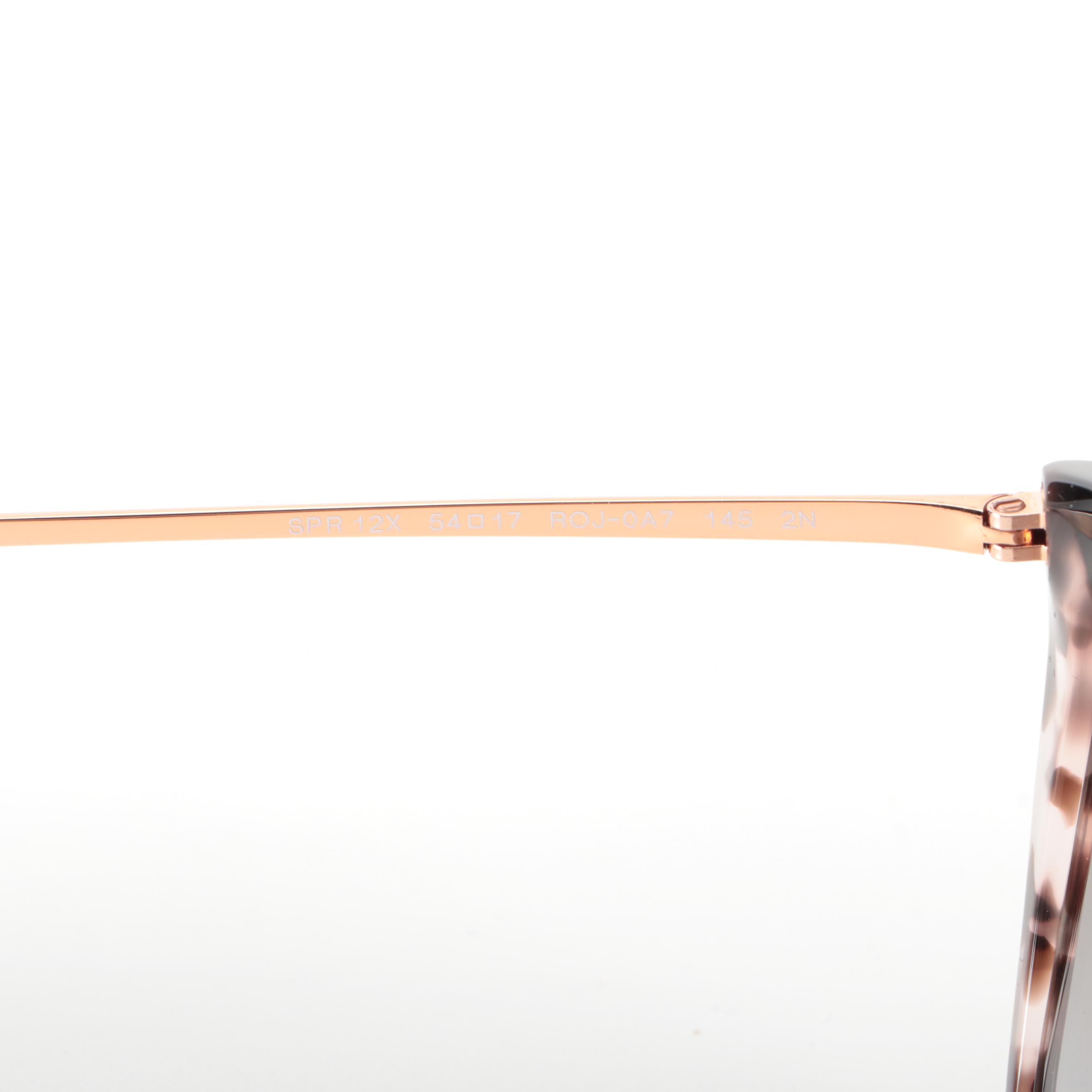 Prada SPR12X Orchid Havana Sunglasses with Case and Box