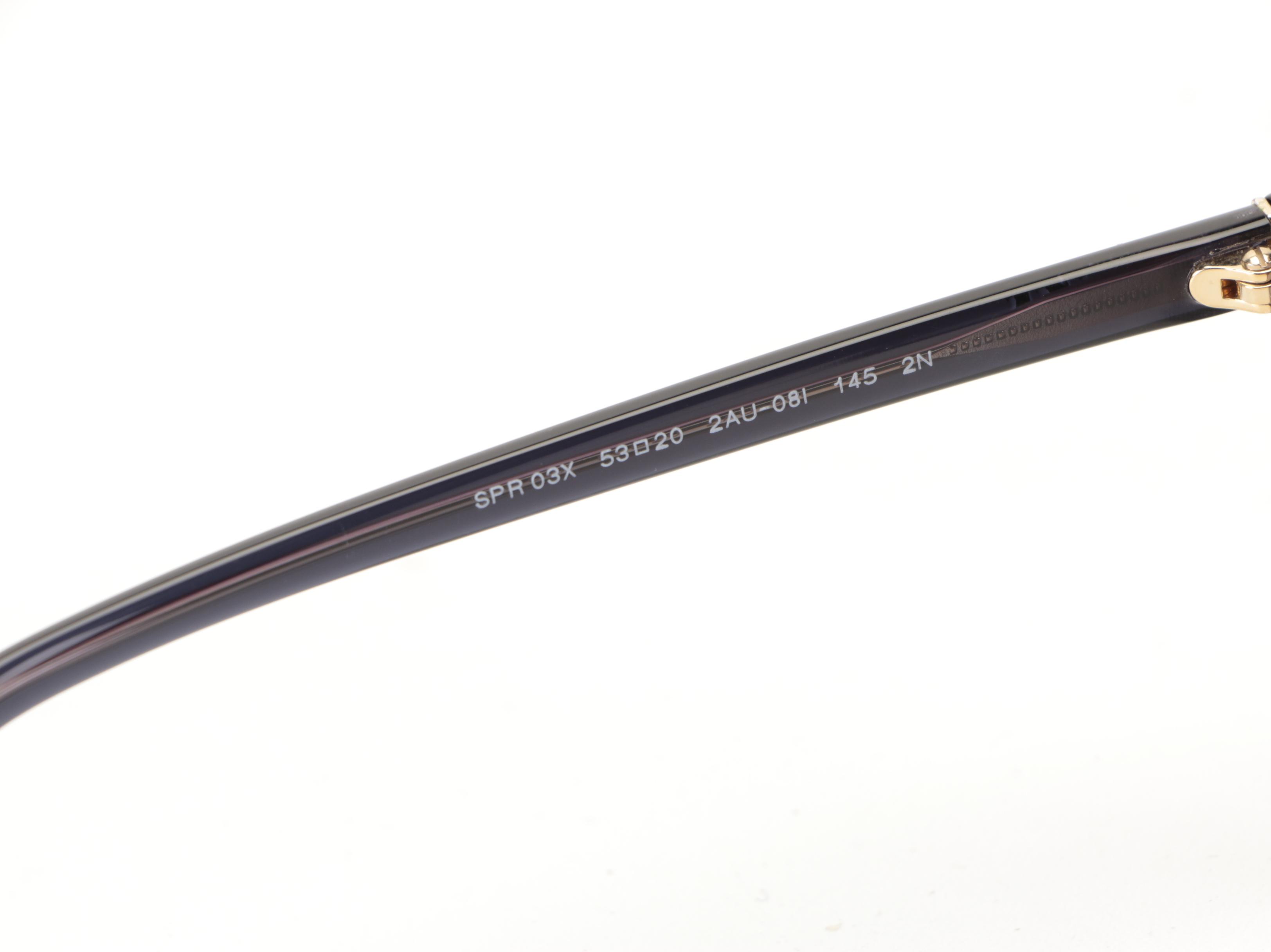 Prada SPR 03X Browline Sunglasses with Case and Box