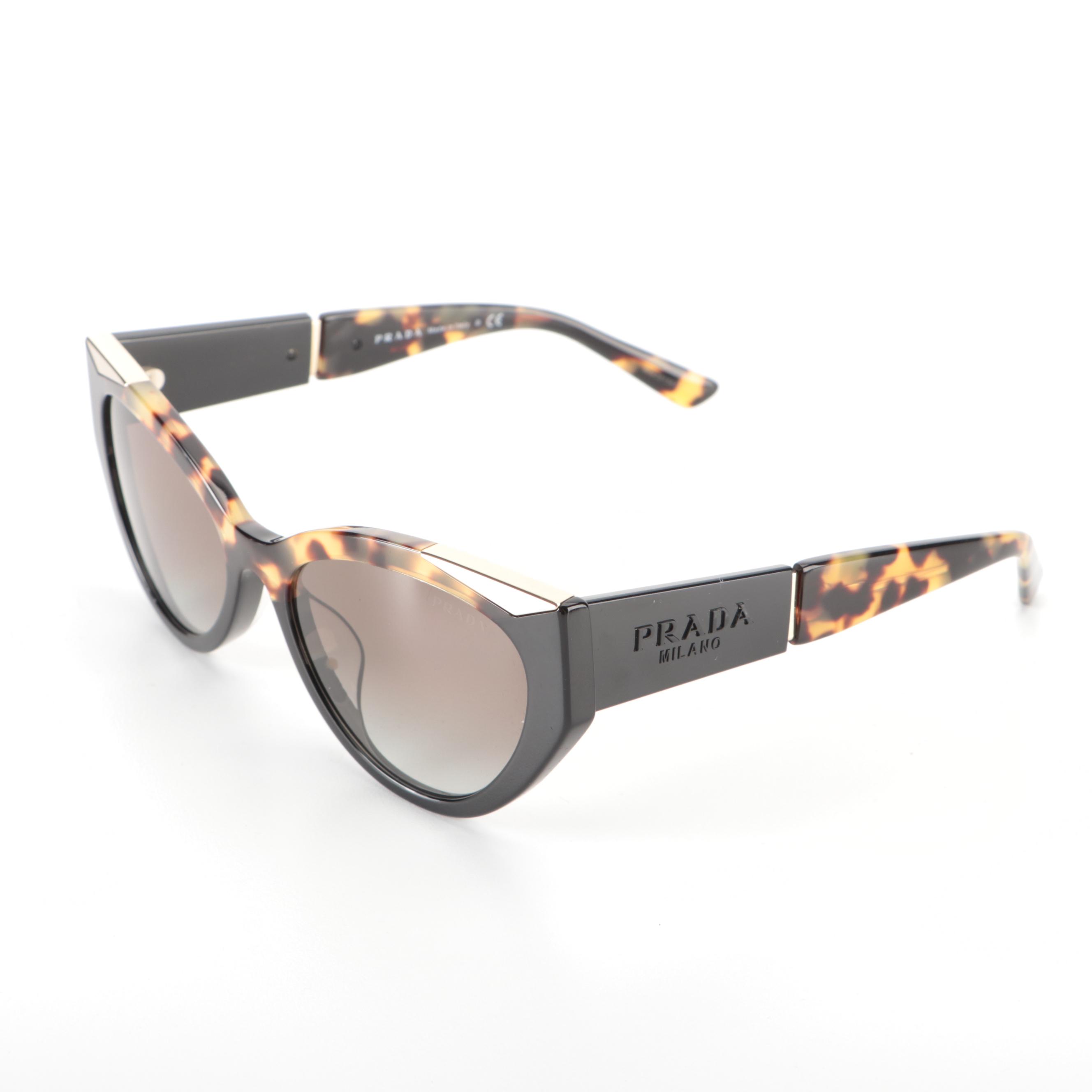 Prada SPR 03W-F Multicolor Sunglasses with Case and Box