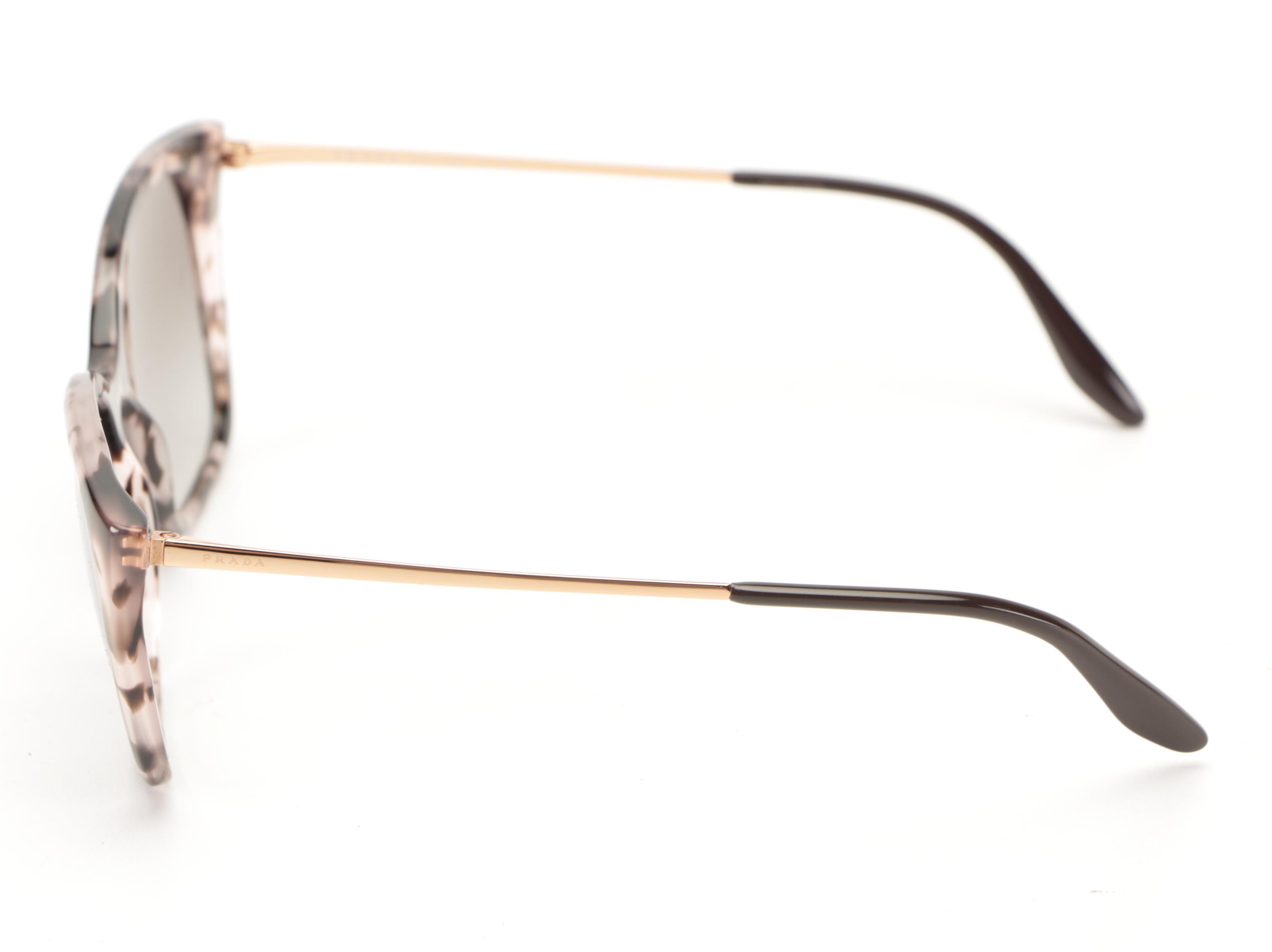 Prada SPR12X Orchid Havana Sunglasses with Case and Box