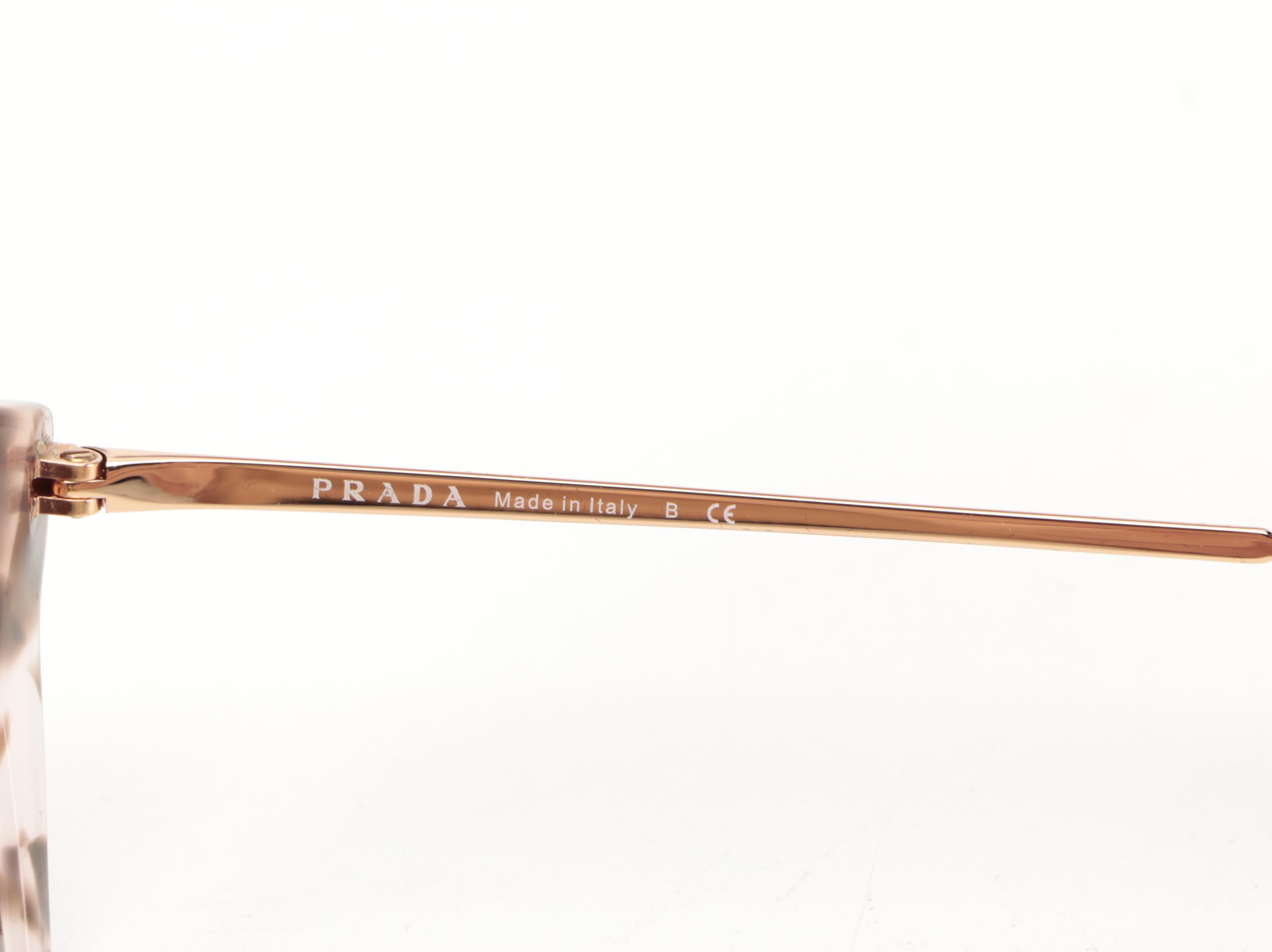 Prada SPR12X Orchid Havana Sunglasses with Case and Box