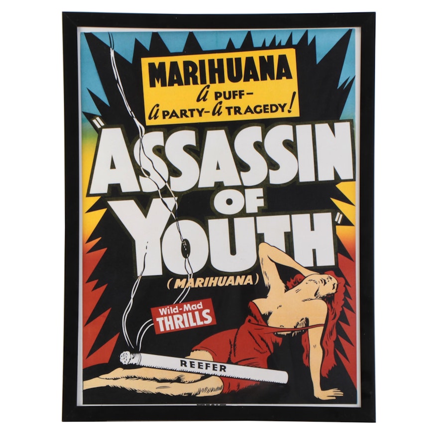 Giclée After Vintage Marijuana Propaganda Movie Poster