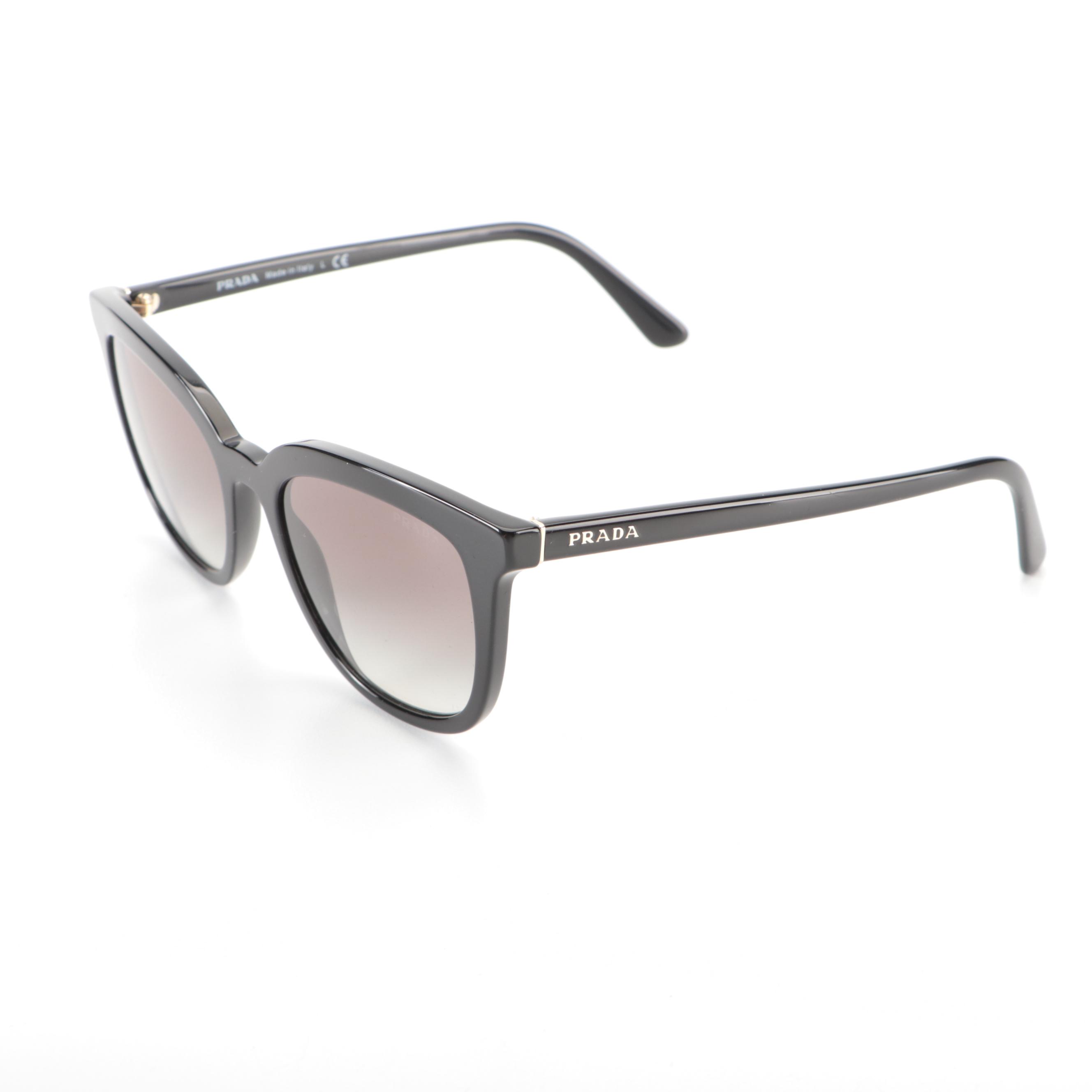 Prada SPR 03X Browline Sunglasses with Case and Box