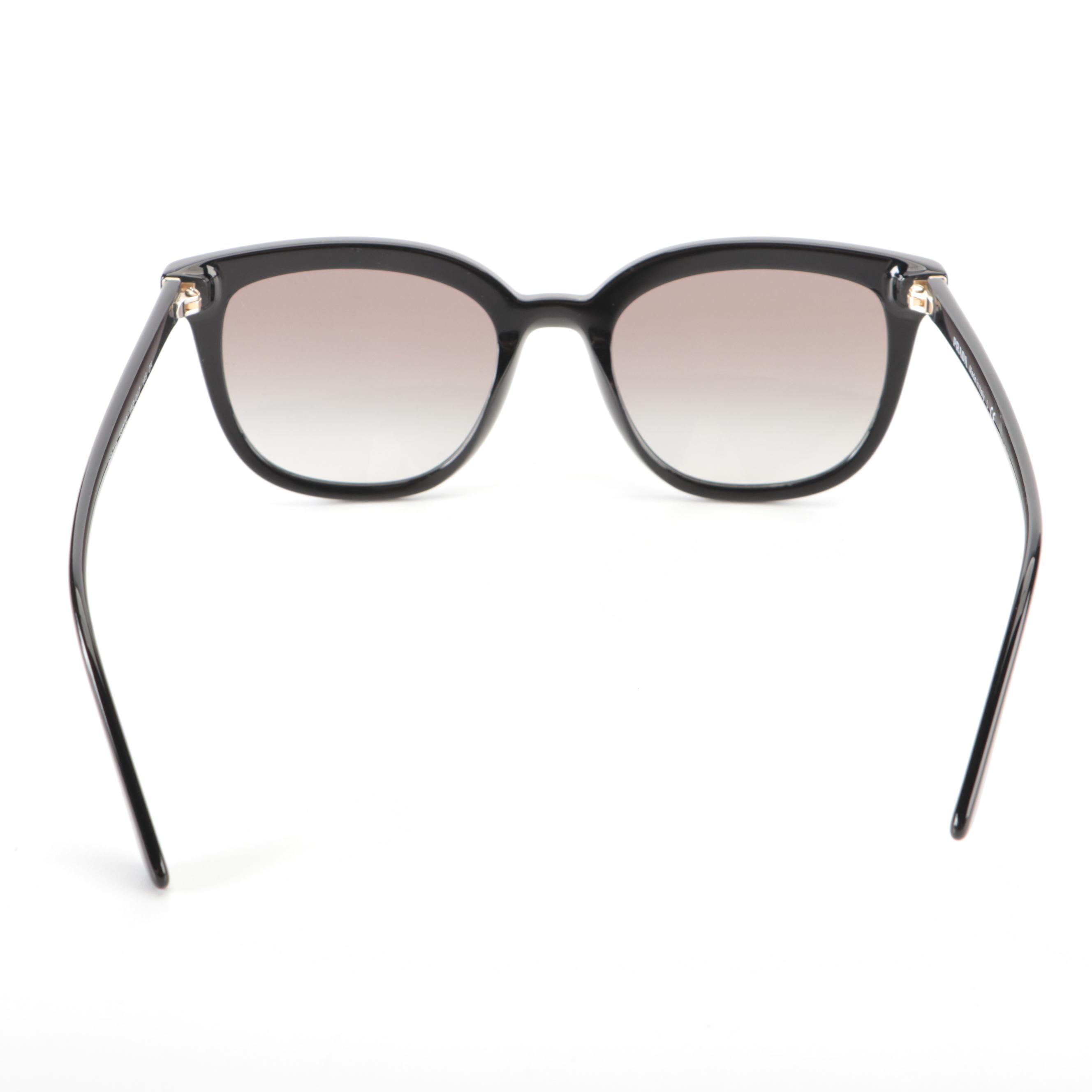 Prada SPR 03X Browline Sunglasses with Case and Box