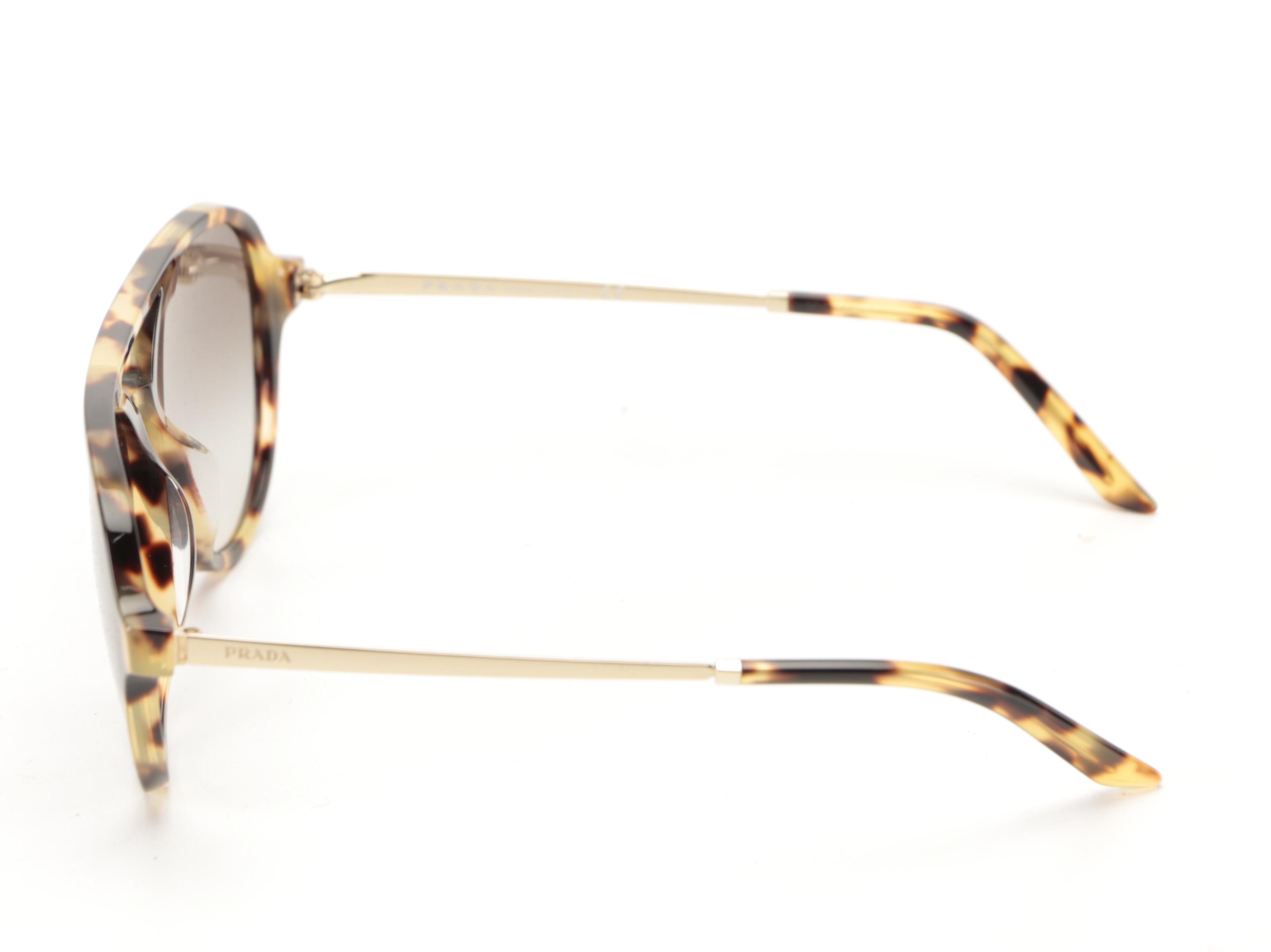 Prada SPR13W-F Sunglasses with Case and Box