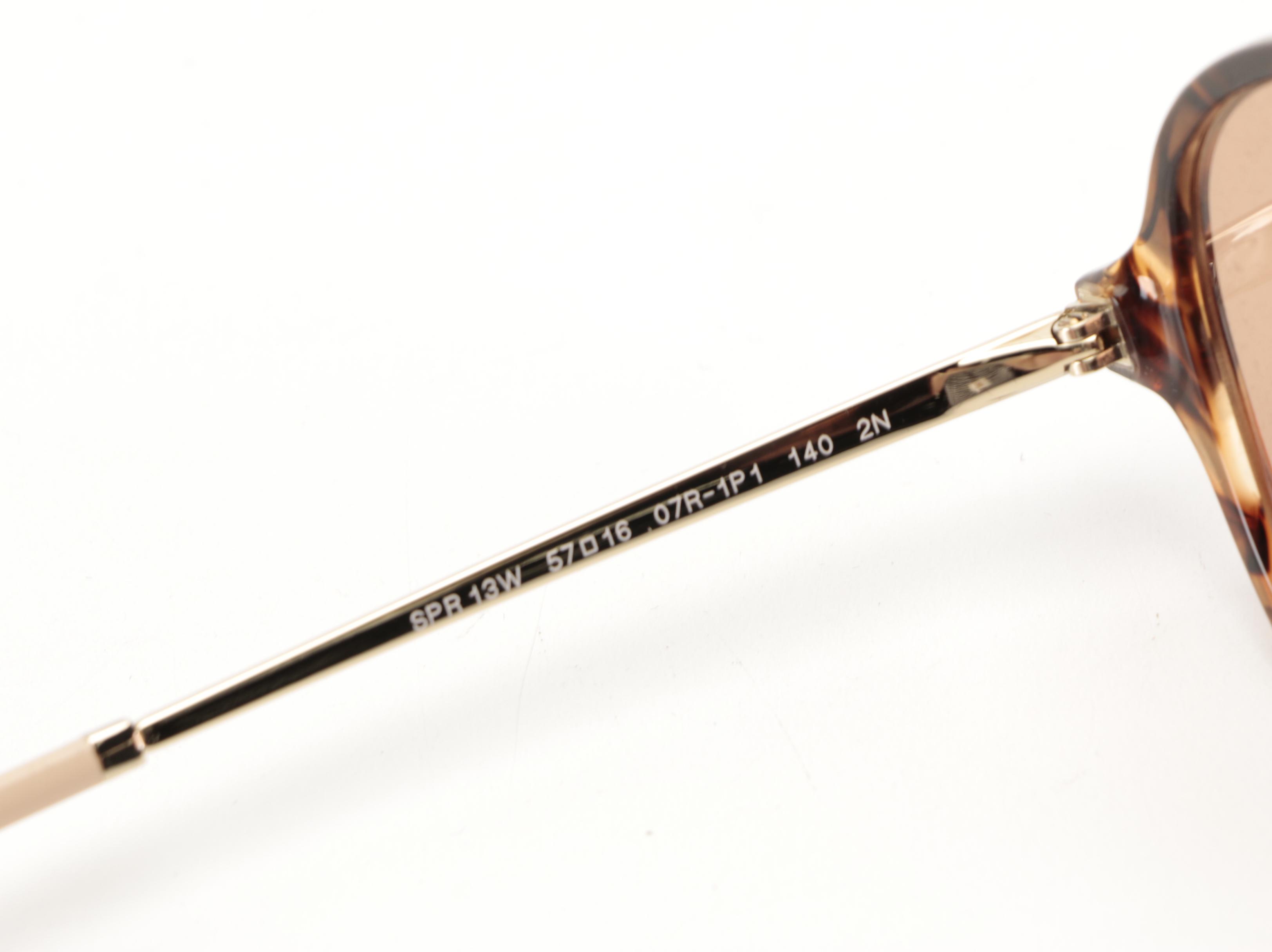 Prada SPR13W Aviator Sunglasses with Case and Box