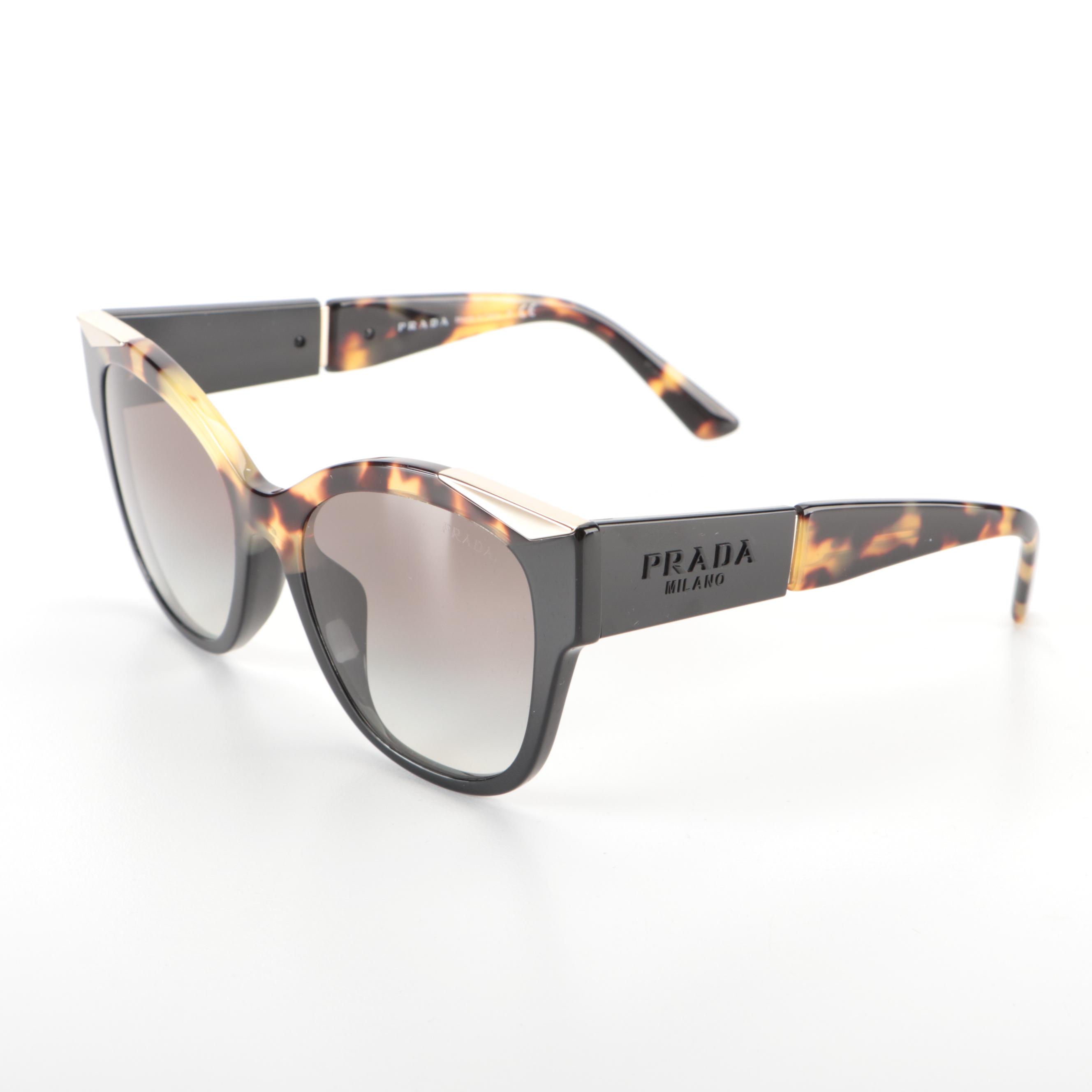 Prada SPR 02W-F Multicolor Sunglasses with Case and Box